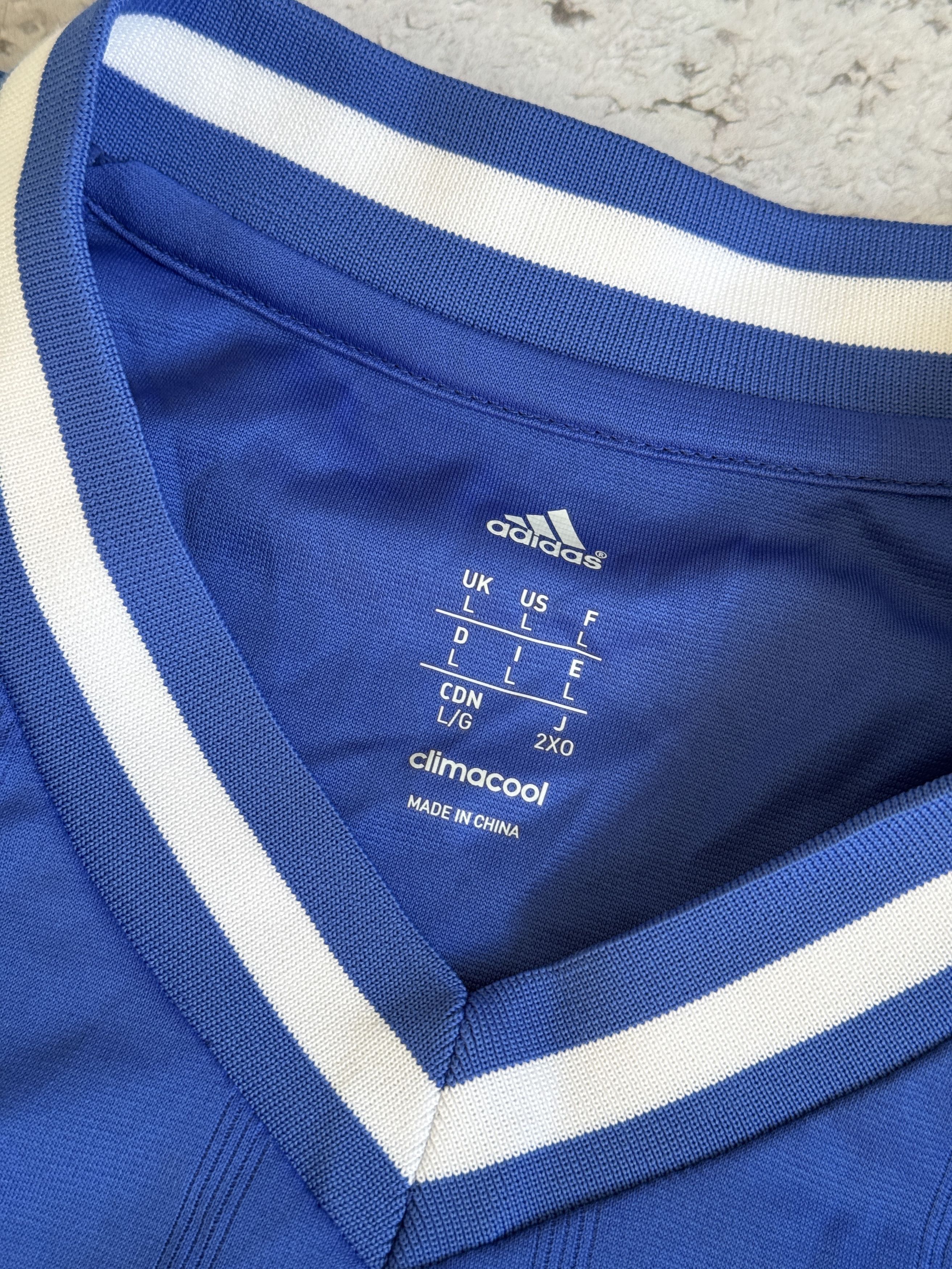 Adidas CHELSEA 2013 2014 HOME FOOTBALL SHIRT SOCCER JERSEY ADIDAS L Size US L / EU 52-54 / 3 - 3 Thumbnail