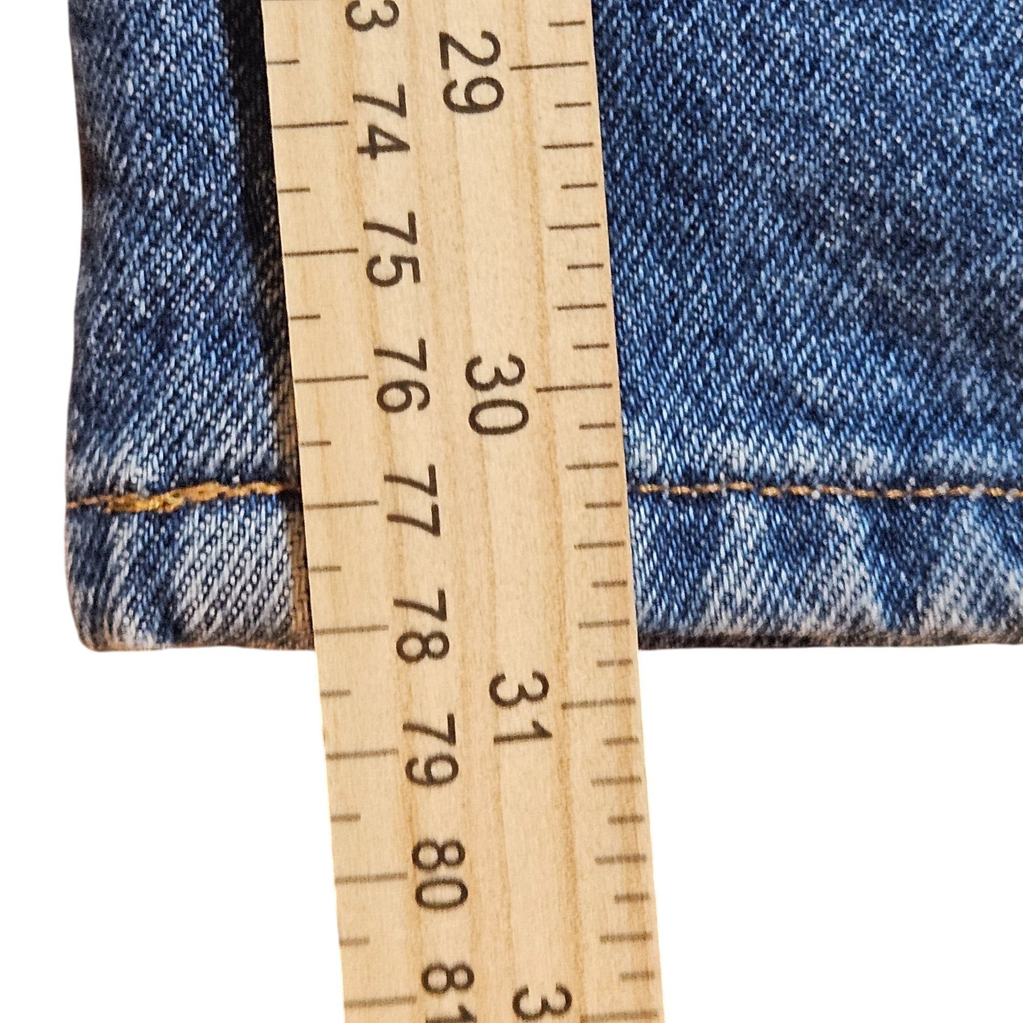 L.L. Bean L.L. Bean Women's high rise Lined Jeans Blue 8 MT Cabincore Size 30" / US 8 / IT 44 - 9 Thumbnail