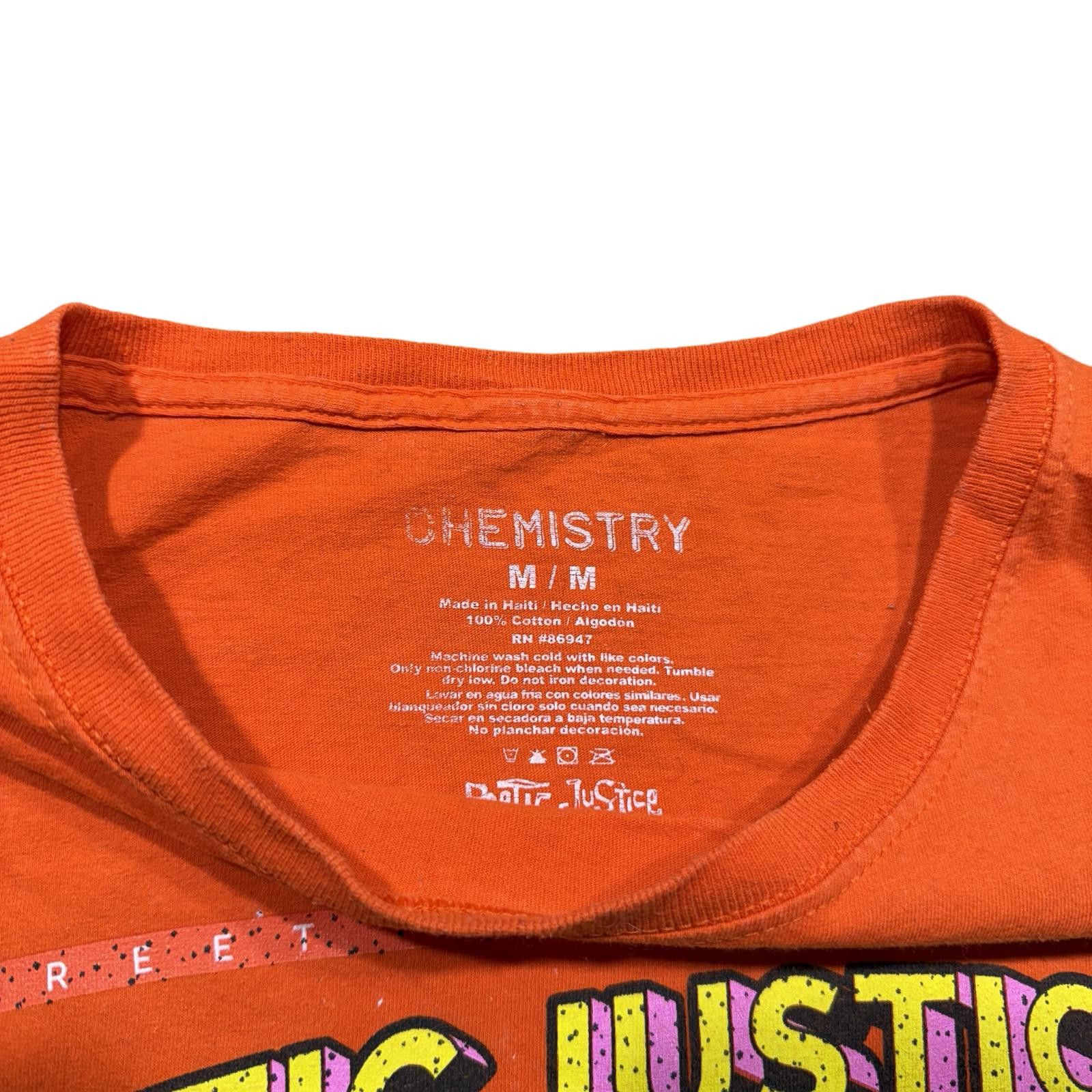 Chemistry Tupac Shakur Poetic Justice Orange Chemistry Graphic T-Shirt Size US M / EU 48-50 / 2 - 3 Thumbnail