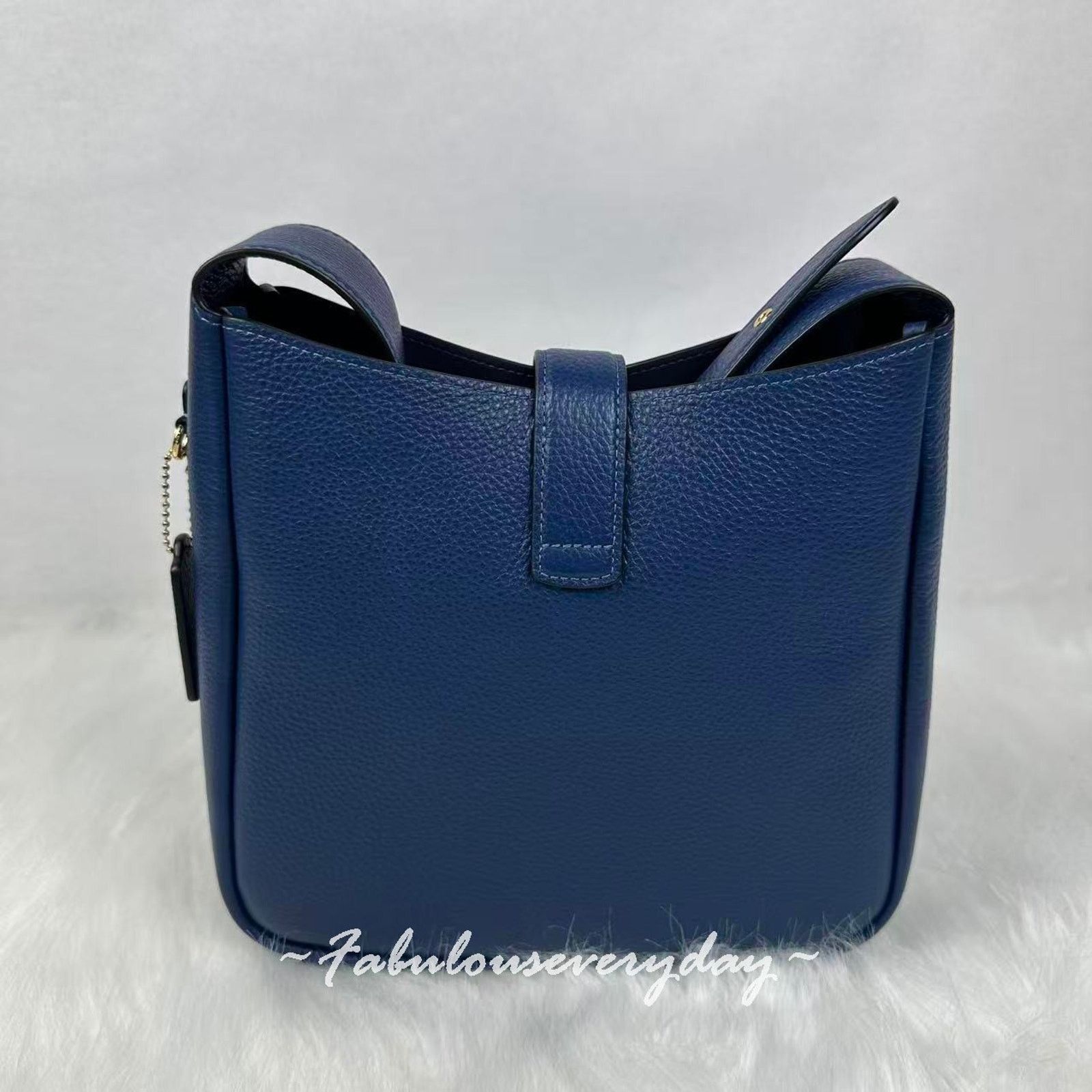 Coach Coach Hadley Convertible Crossbody Leather/Gold/Deep Blue Size ONE SIZE - 3 Thumbnail