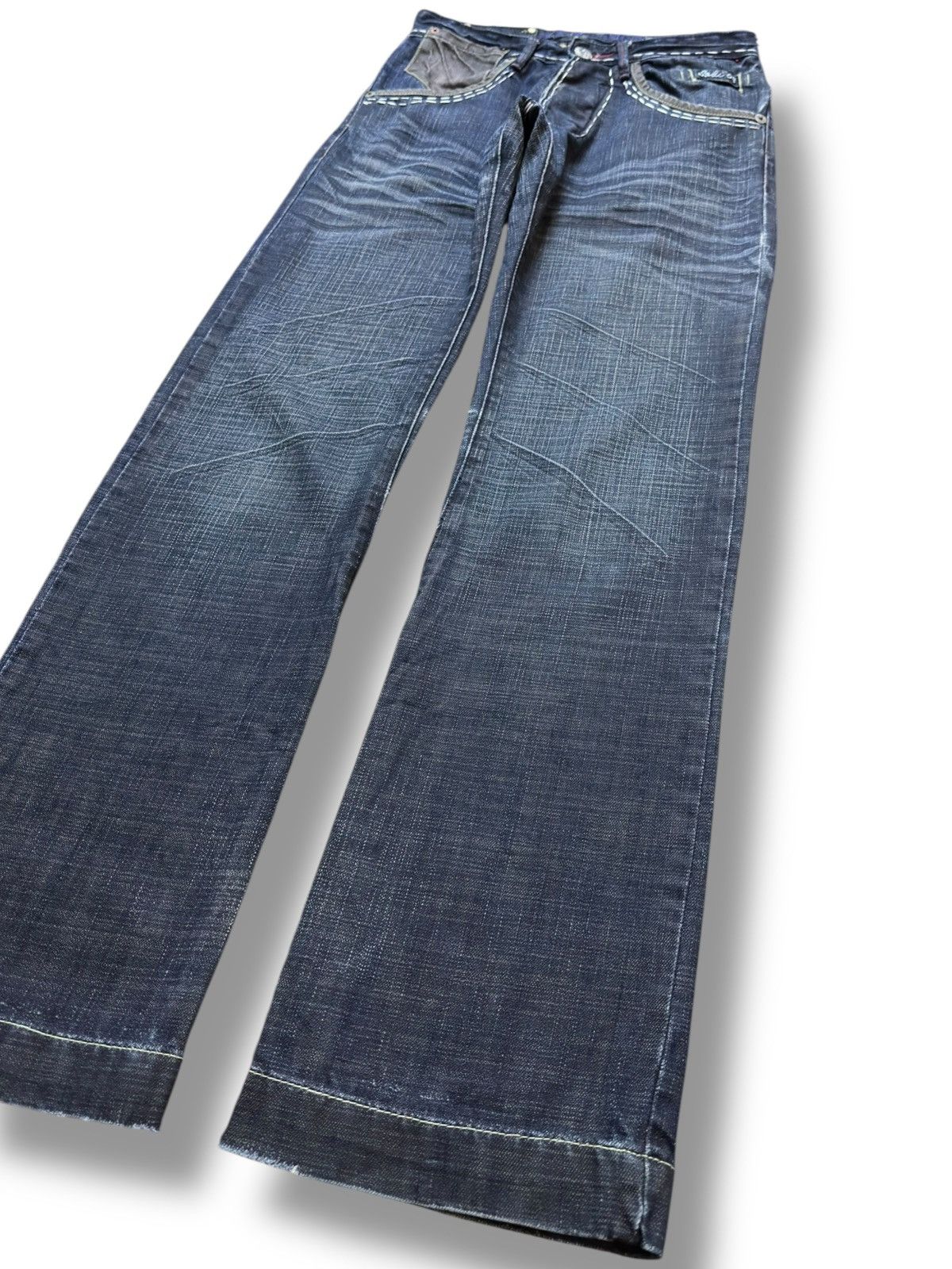 Kapital Vintage Sabi 09 Whiskers Avant Garde Style Jeans Size US 27 - 3 Thumbnail