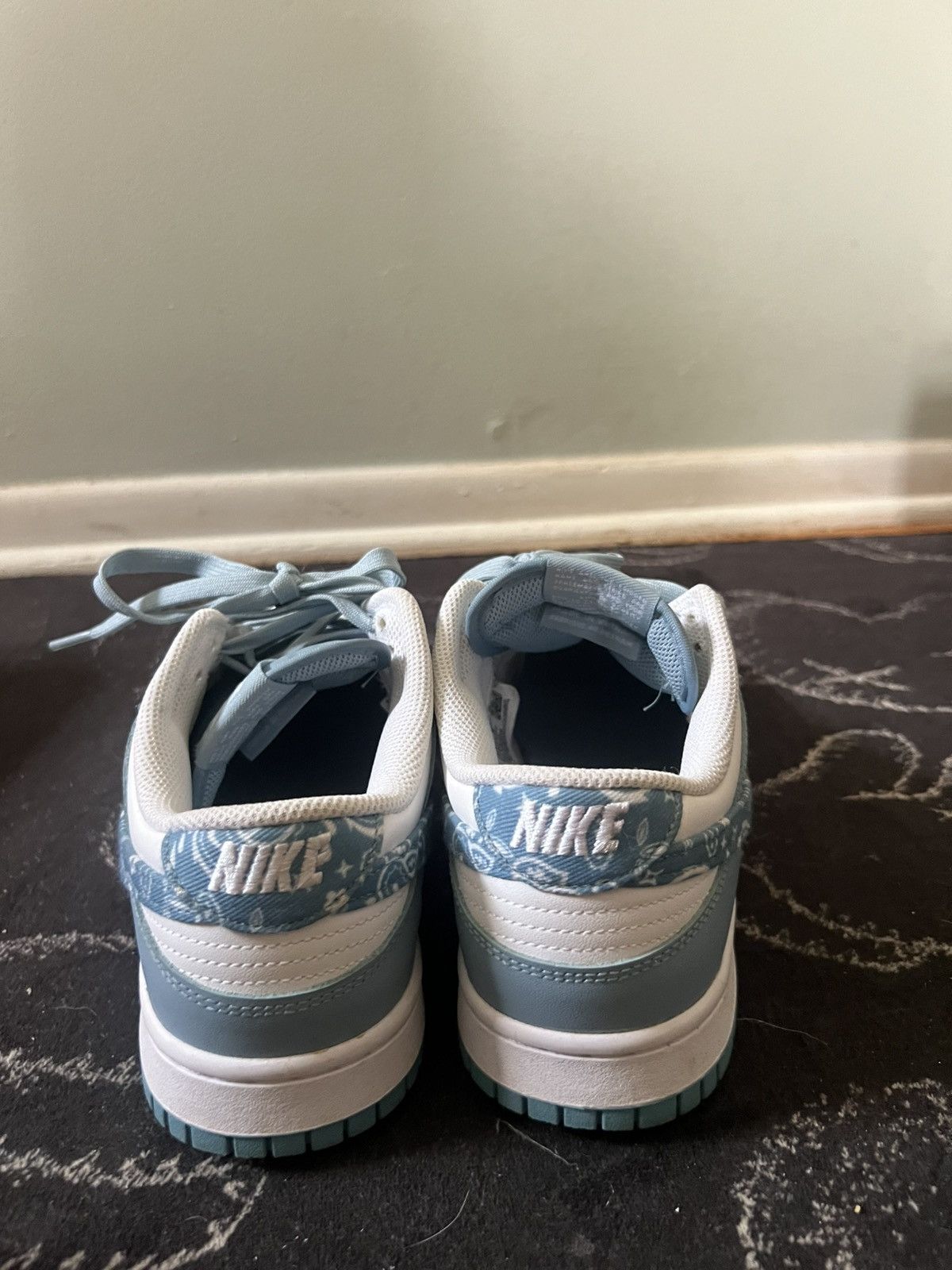 Nike Nike dunk - Paisley Work Blue (2022) Size US 8.5 / EU 41-42 - 4 Thumbnail