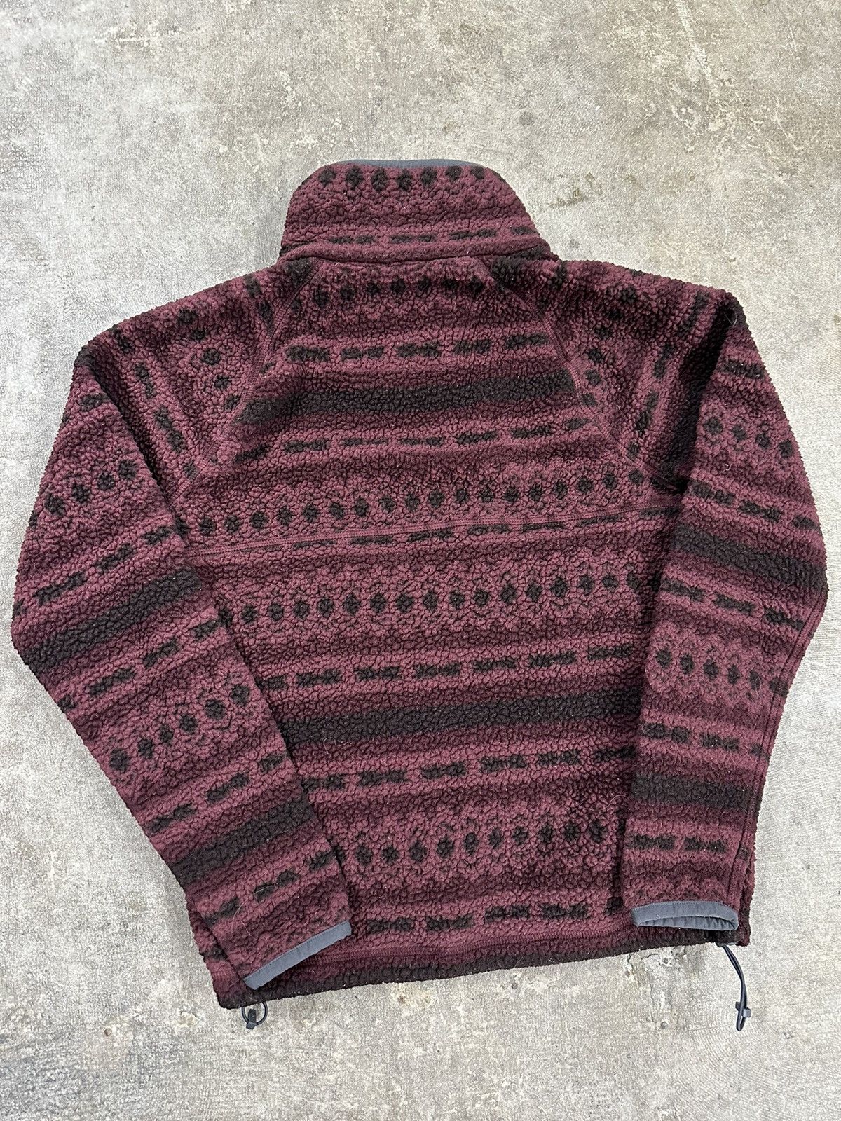 Carhartt Crazy Y2K Carhartt Navajo Print Snap T Deep Pile Fleece Size XS / US 0-2 / IT 36-38 - 4 Thumbnail