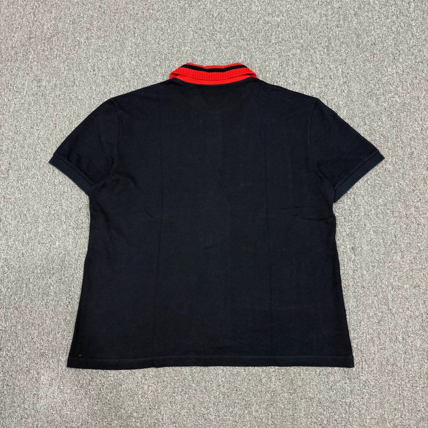Gucci Gucci Black All Over Print Embroidered Polo XXL 99 New Size US XXL / EU 58 / 5 - 2 Thumbnail