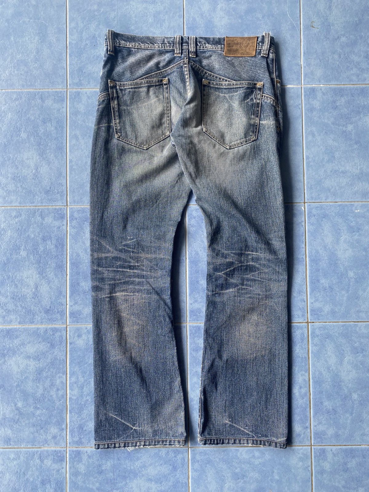 Issey Miyake Issey Miyake Tete Homme Flared Jeans Size US 33 - 2 Thumbnail