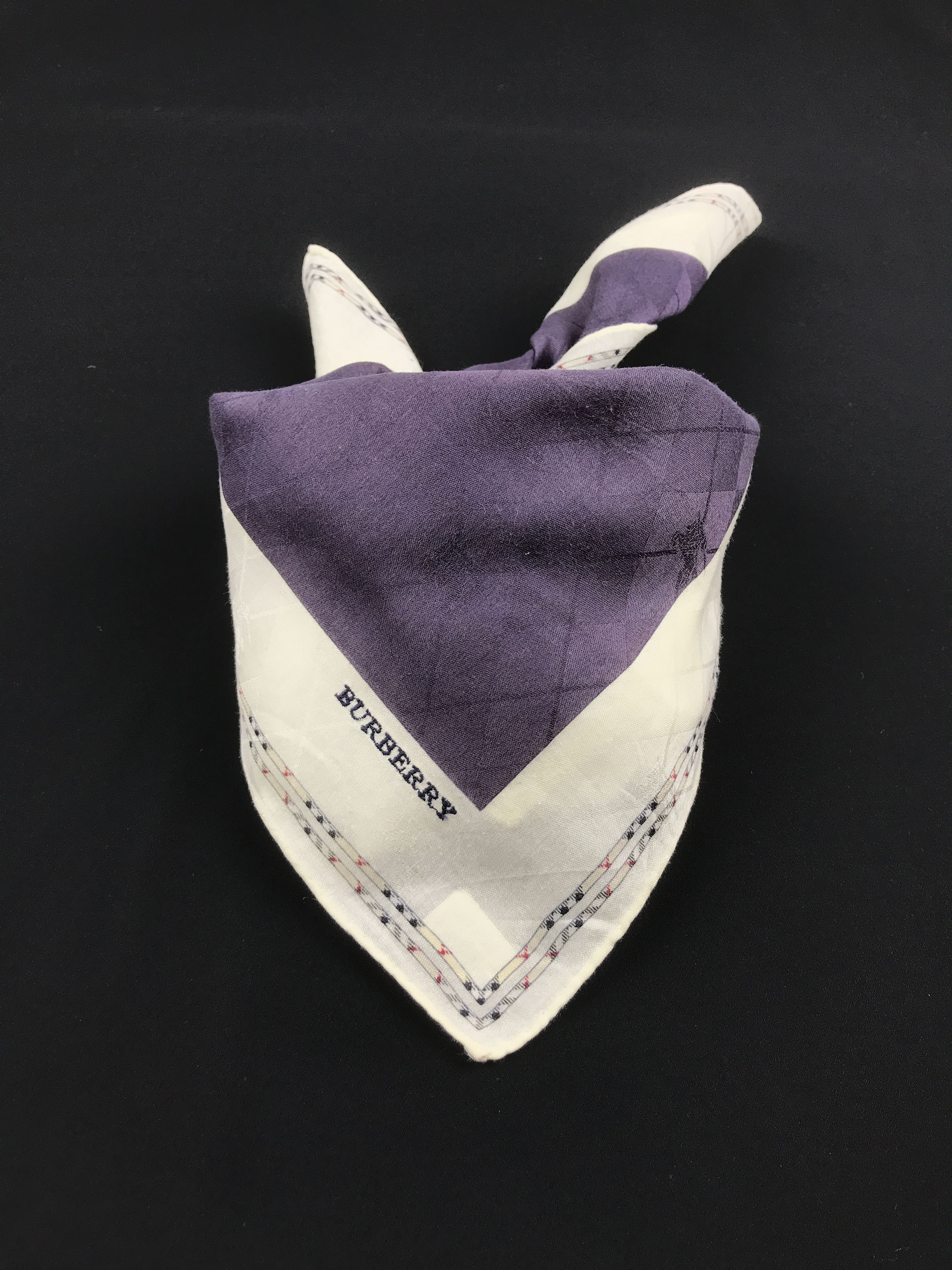 Burberry × Vintage Vintage Burberry Bandana Neckerchief Handkerchief Size ONE SIZE - 3 Thumbnail