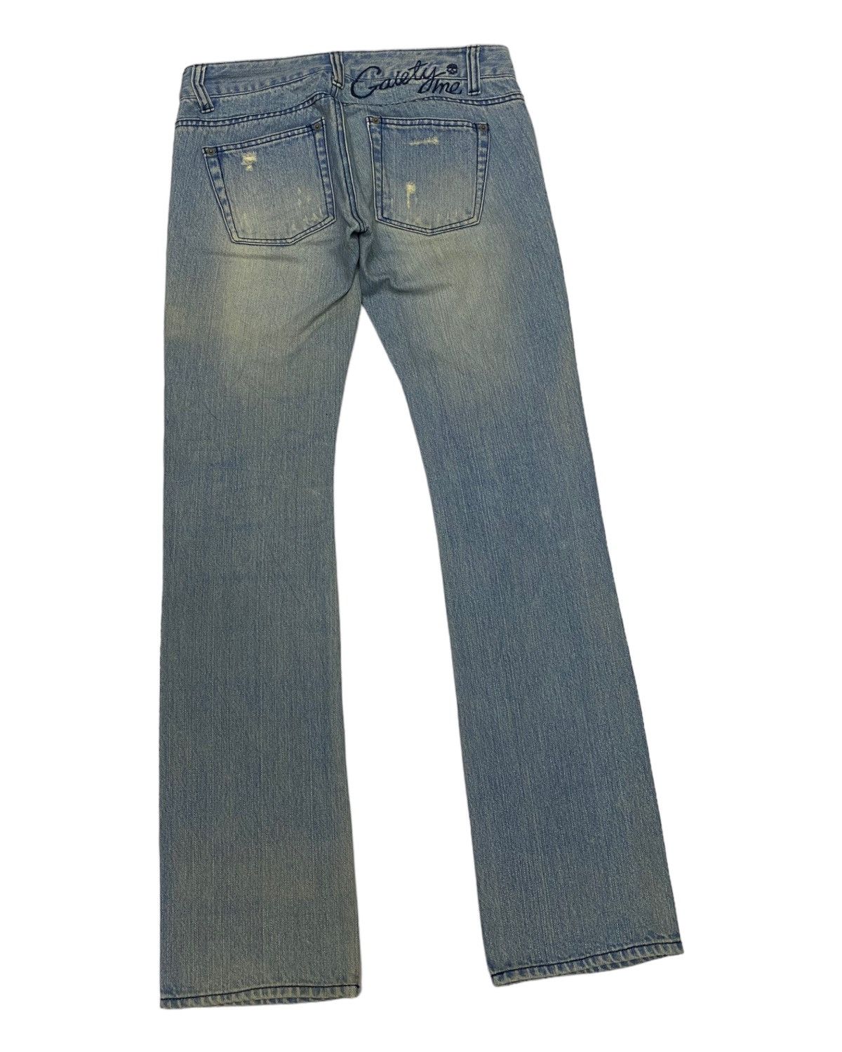 14th Addiction 🔥DUXER JAPAN HYSTERIC GLAMOUR STYLE DISTRESSED DENIM JEANS Size 30" / US 8 / IT 44 - 6 Thumbnail