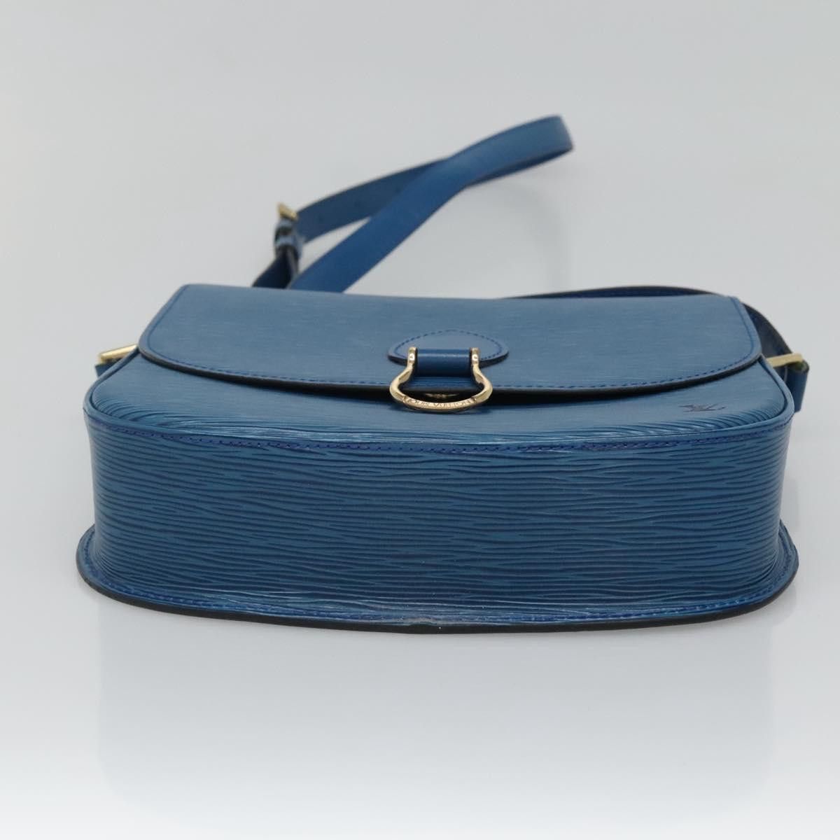 Louis Vuitton LOUIS VUITTON Epi Saint Cloud GM Shoulder Bag Toledo Blue Size ONE SIZE - 5 Thumbnail