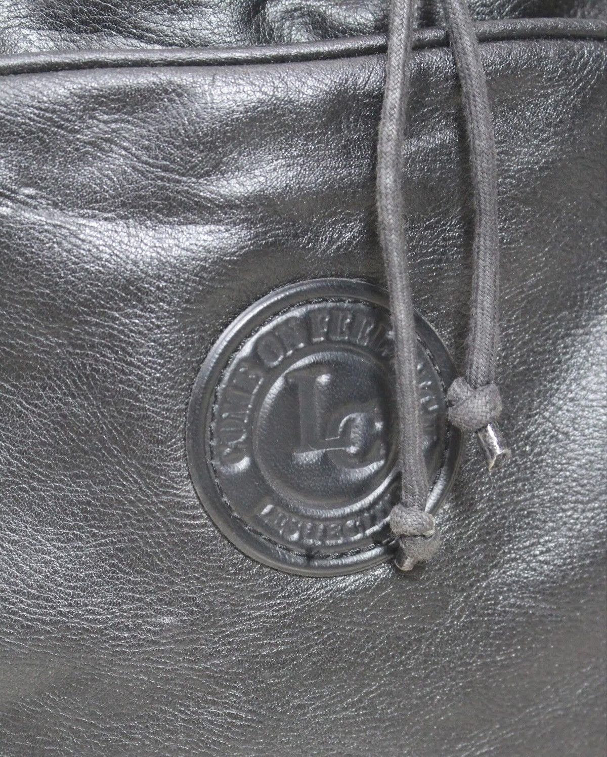 Japanese Brand 2000S LESUE CLUB LEATHER BACKPACK Size ONE SIZE - 5 Thumbnail
