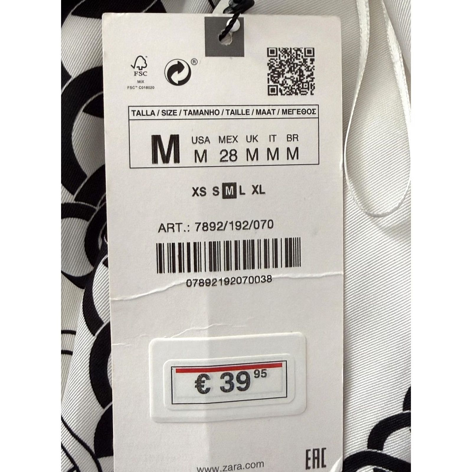 Zara Zara Dress Womens Medium White Chain Satin Cowl Neck Cap Sleeve Fit & Flare Maxi Size M / US 6-8 / IT 42-44 - 2 Thumbnail