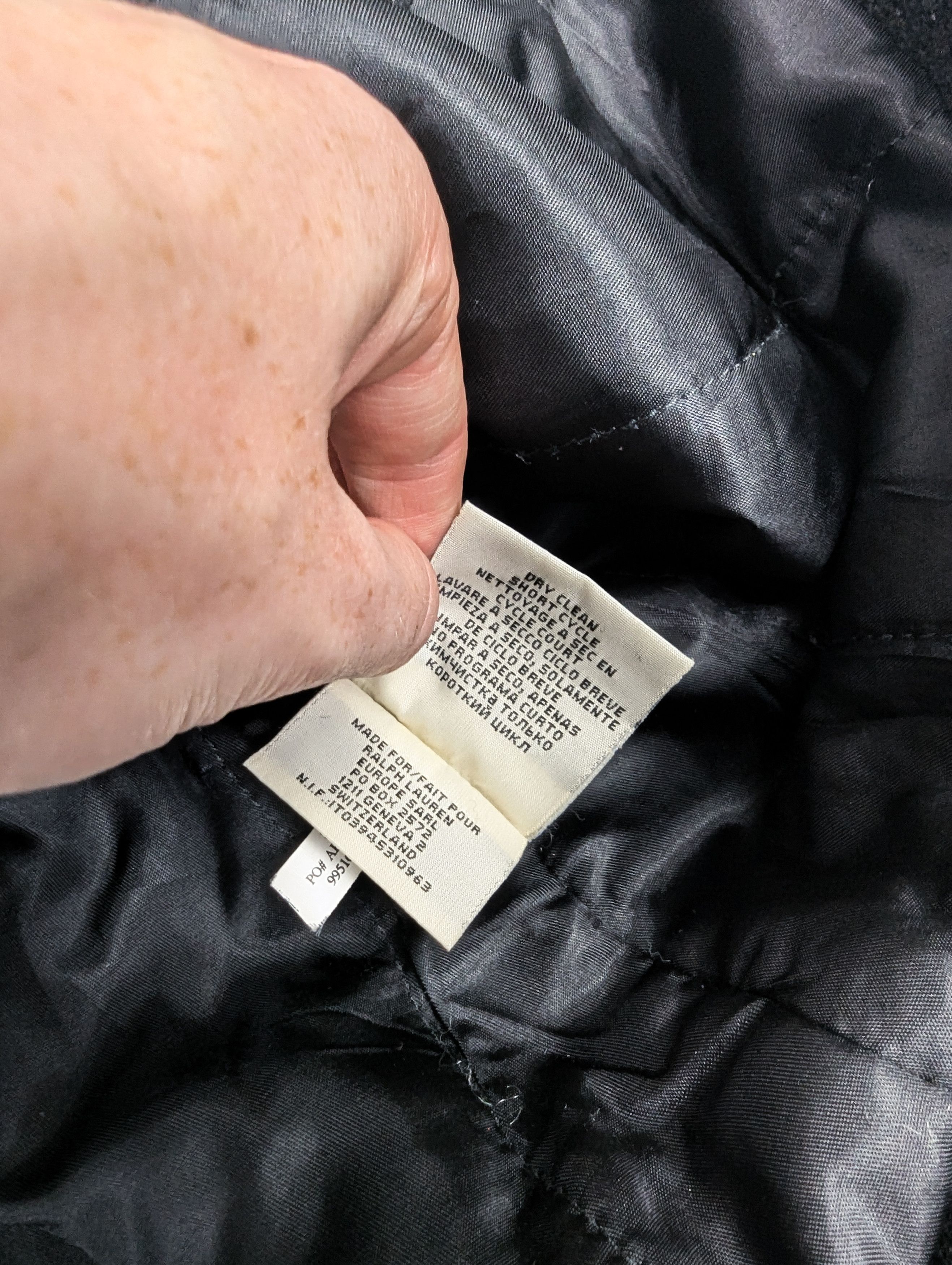 Polo Ralph Lauren Ralph lauren wool waxed black coat S Size US S / EU 44-46 / 1 - 5 Thumbnail