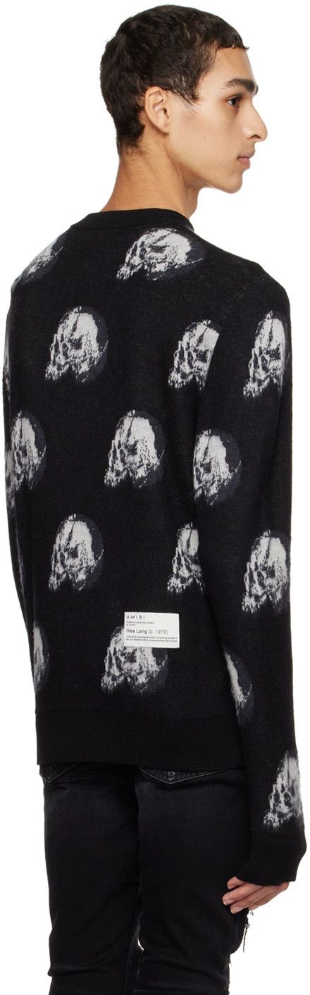 Amiri o1y0525 Logo Sweater in Black/White Size US L / EU 52-54 / 3 - 3 Thumbnail