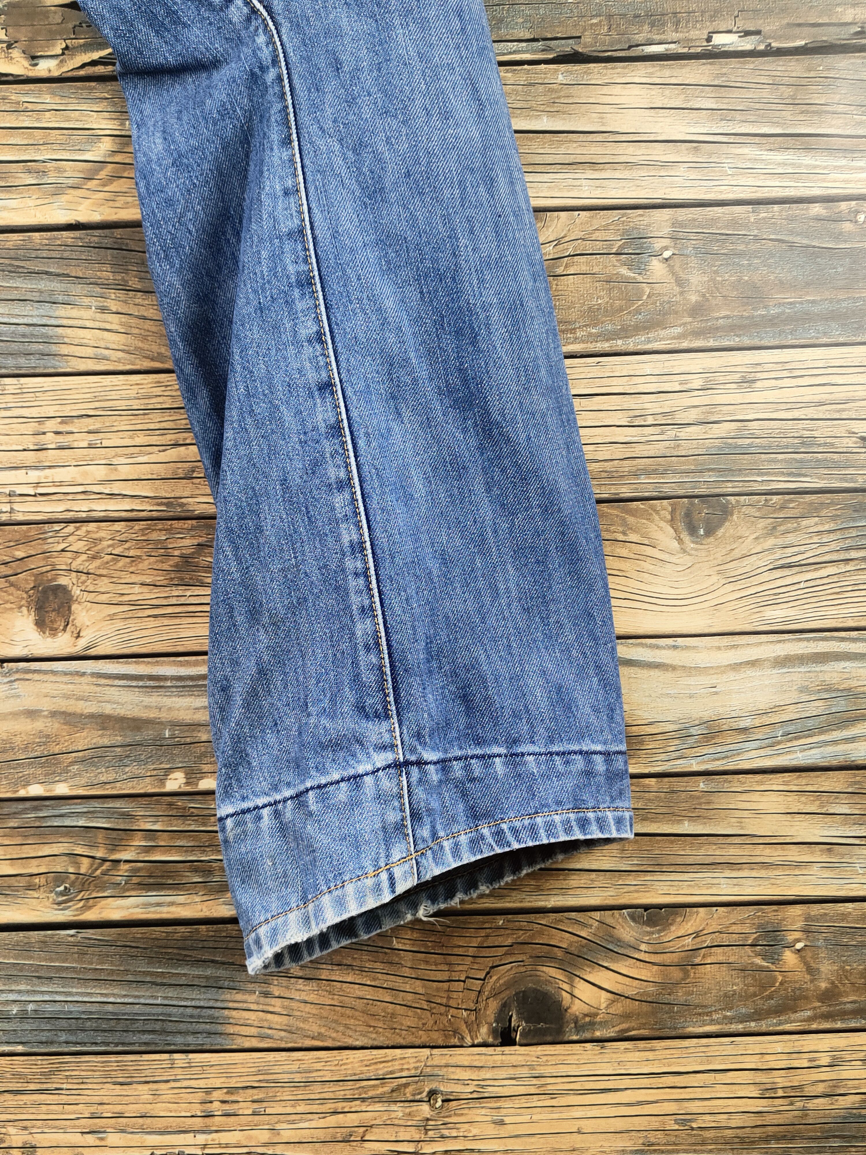 Levi's D Engineered Levi's Blue Distressed Ripped Jeans #S2920 Size US 30 / EU 46 - 12 Thumbnail