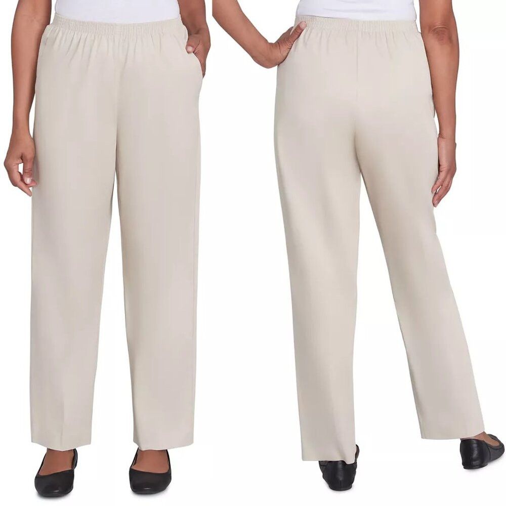 Other NWT New Alfred Dunner Soft Twill Casual Pull-On Pants Size Size 42" / US 20 - 1 Thumbnail