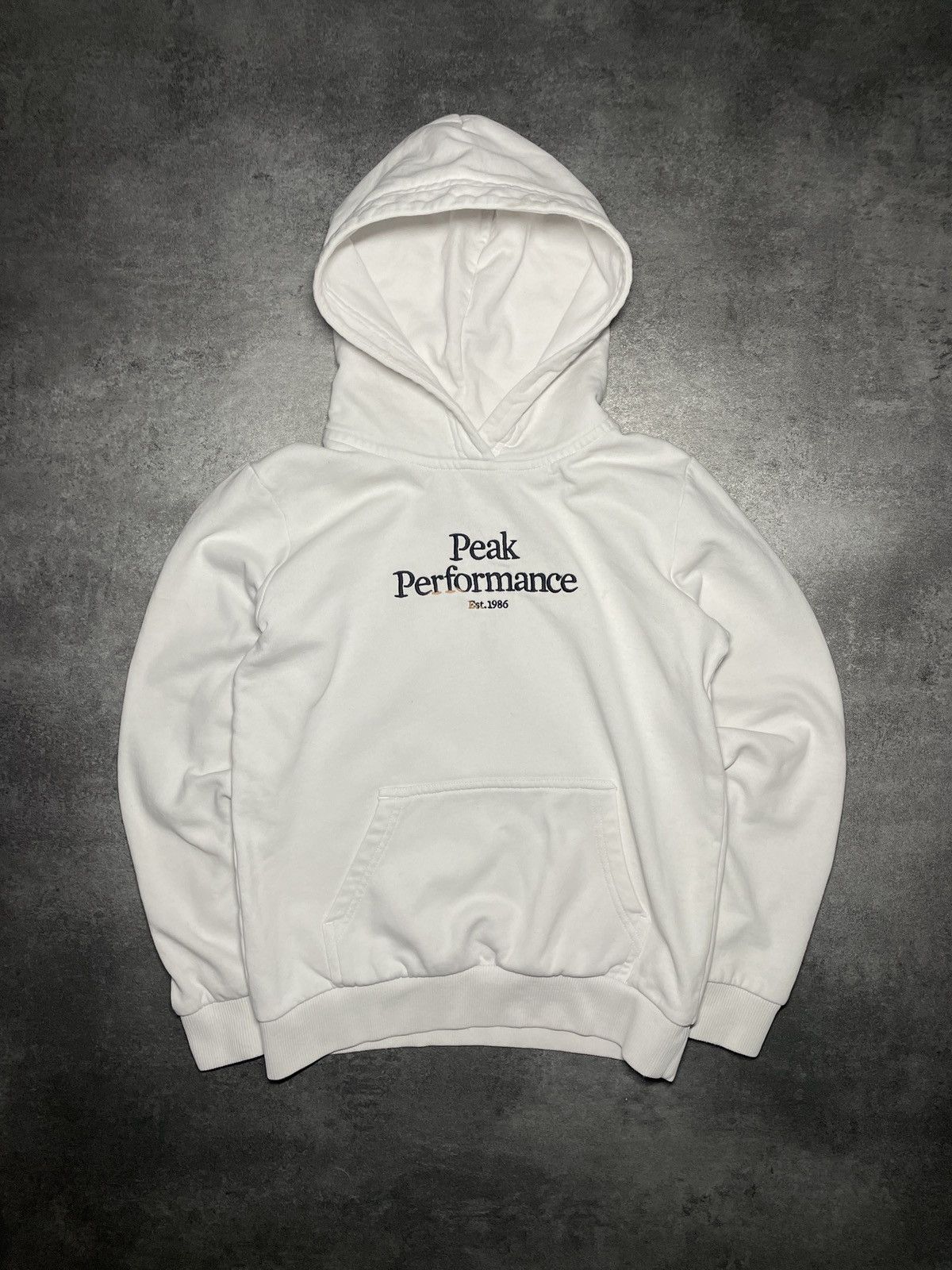 Peak Performance 🔥Offers🔥Peak Performance Hoodie Spellout Hype Rare Size US XXS / EU 40 - 1 Thumbnail