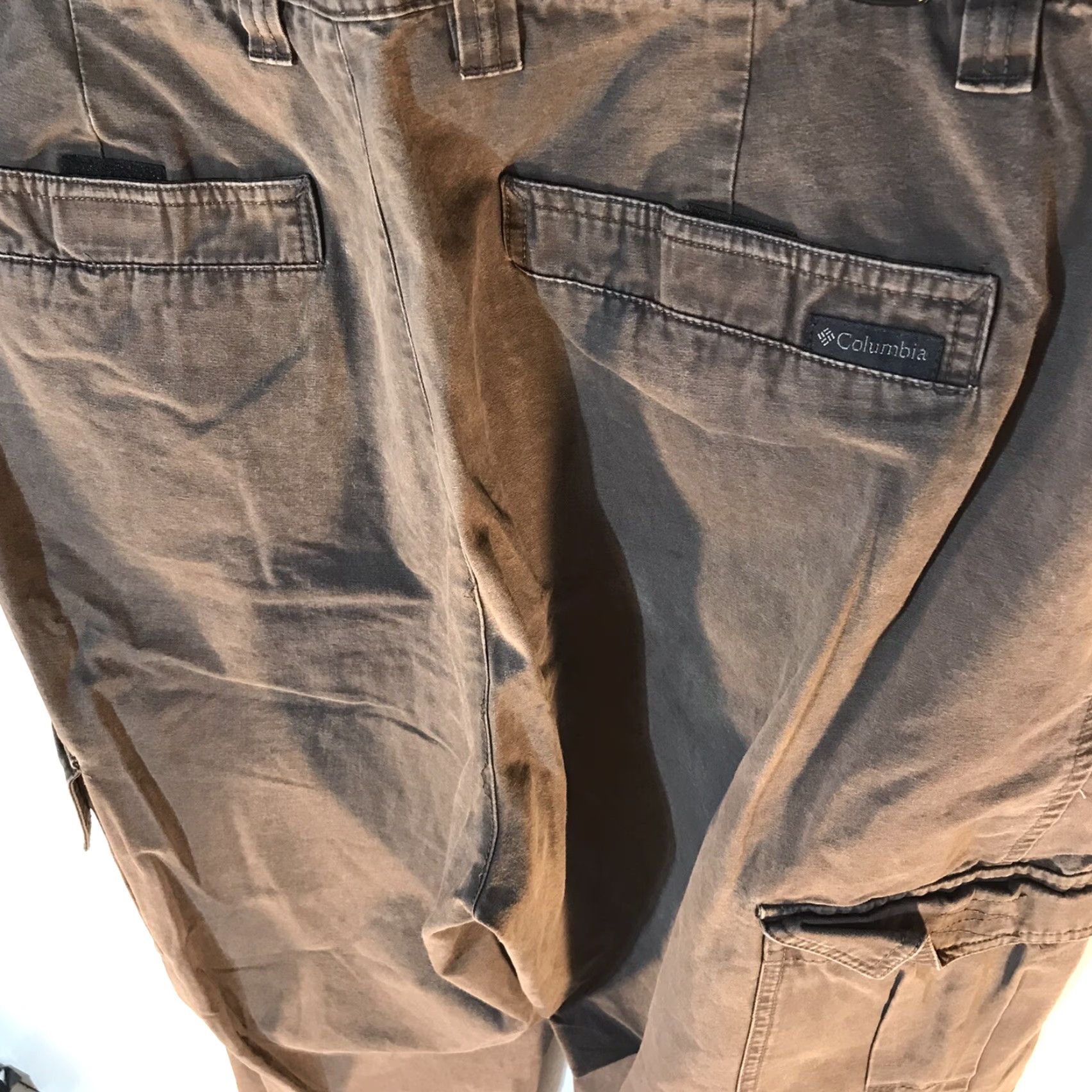 Vintage VINTAGE Columbia Sportswear Cargo Pants Men XL Gray Cotton Casual Workwear Outdoor 100% Cotton Size US 36 / EU 52 - 3 Thumbnail