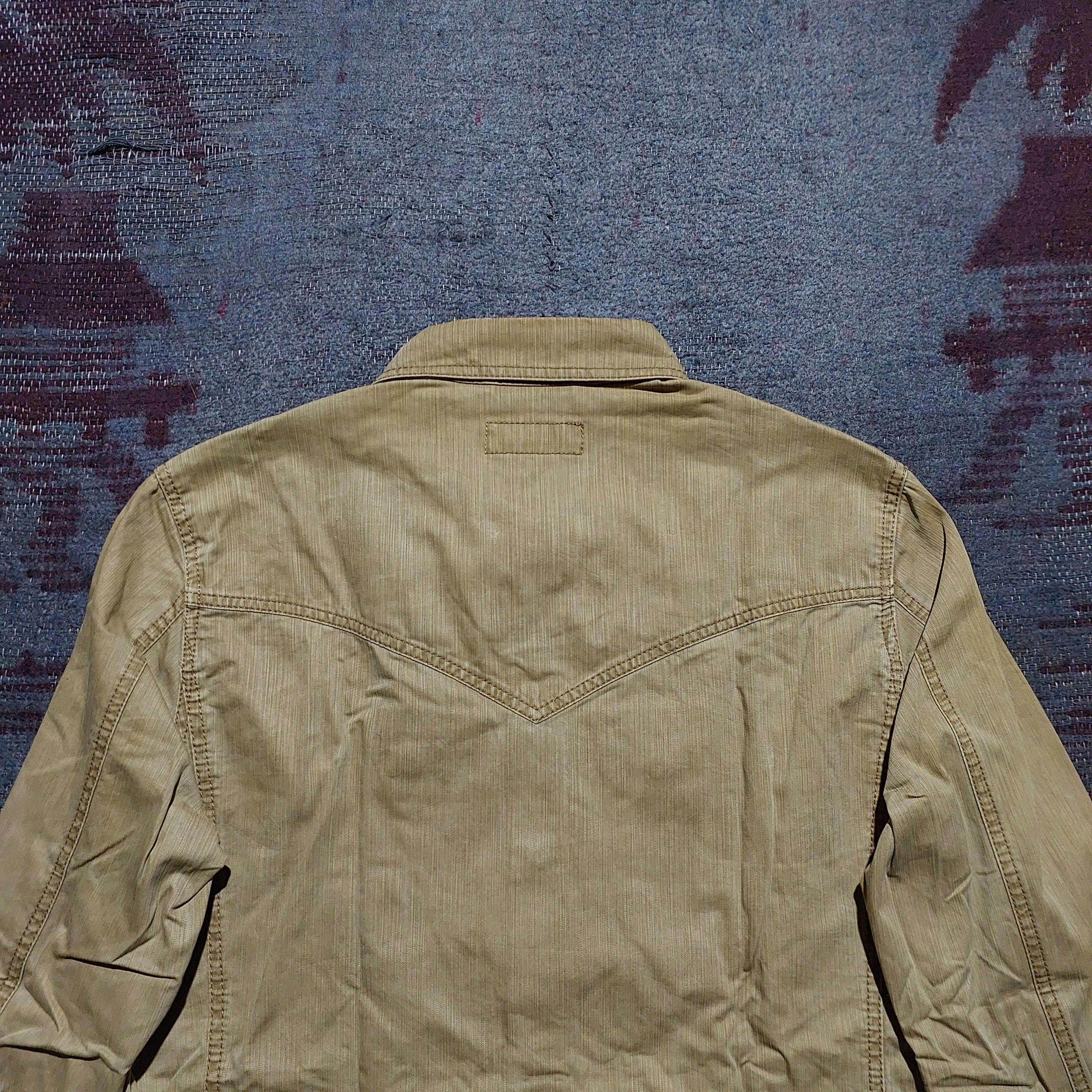 Morgan Homme Morgan Homme pearl button Western denim shirt Size US L / EU 52-54 / 3 - 4 Thumbnail