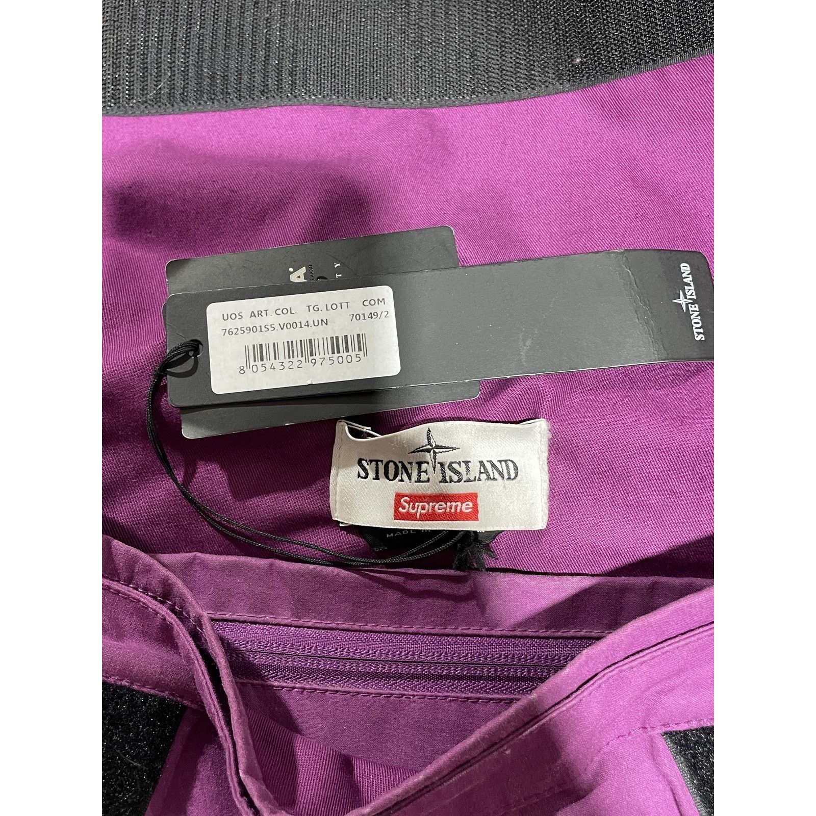Stone Island SUPREME STONE ISLAND STRIPE MESSENGER BAG SS22 PREOWNED Size ONE SIZE - 3 Thumbnail