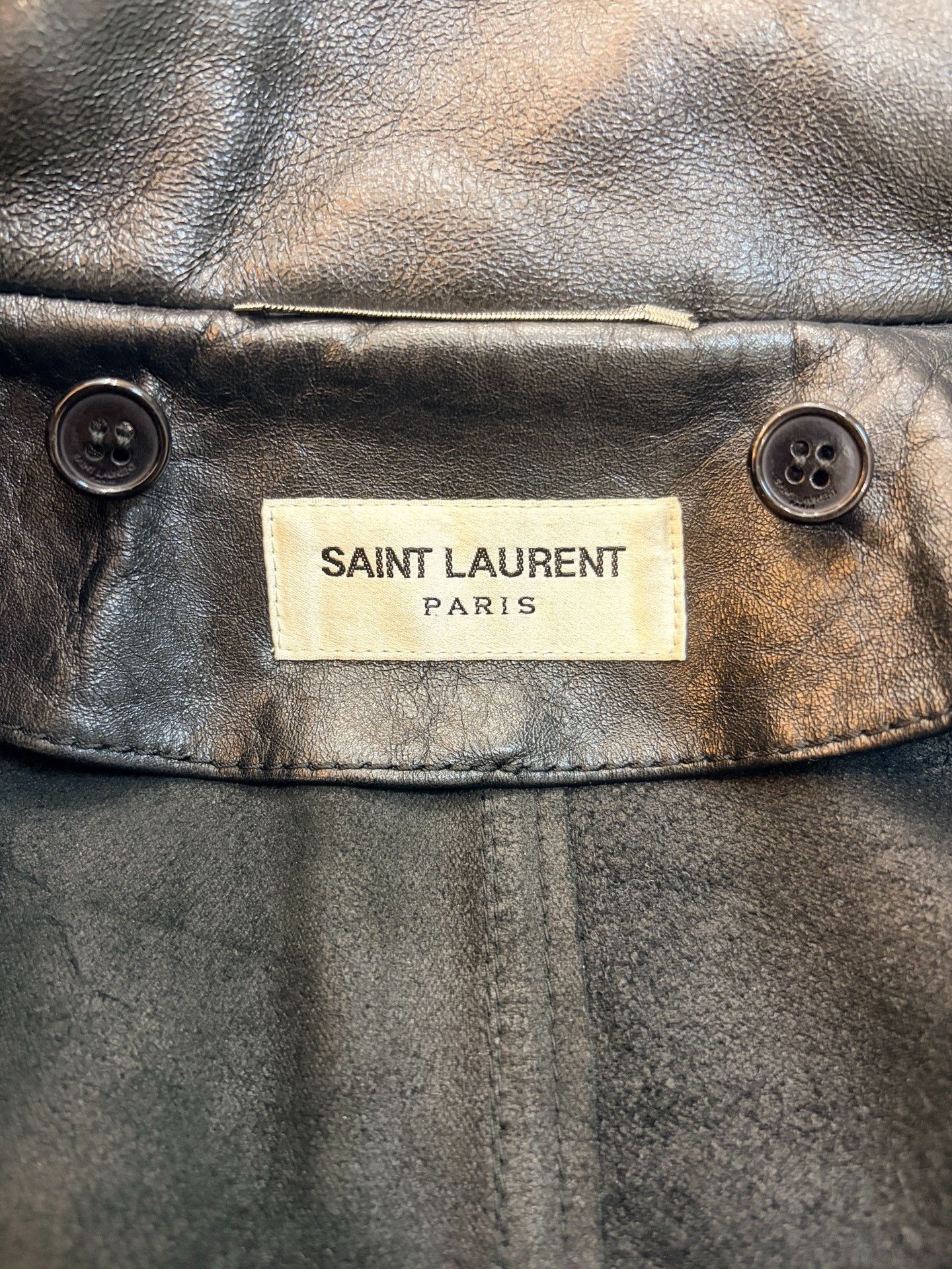 Saint Laurent Paris Saint Laurent 19SS Poster Leather Trench Coat Size US M / EU 48-50 / 2 - 4 Thumbnail