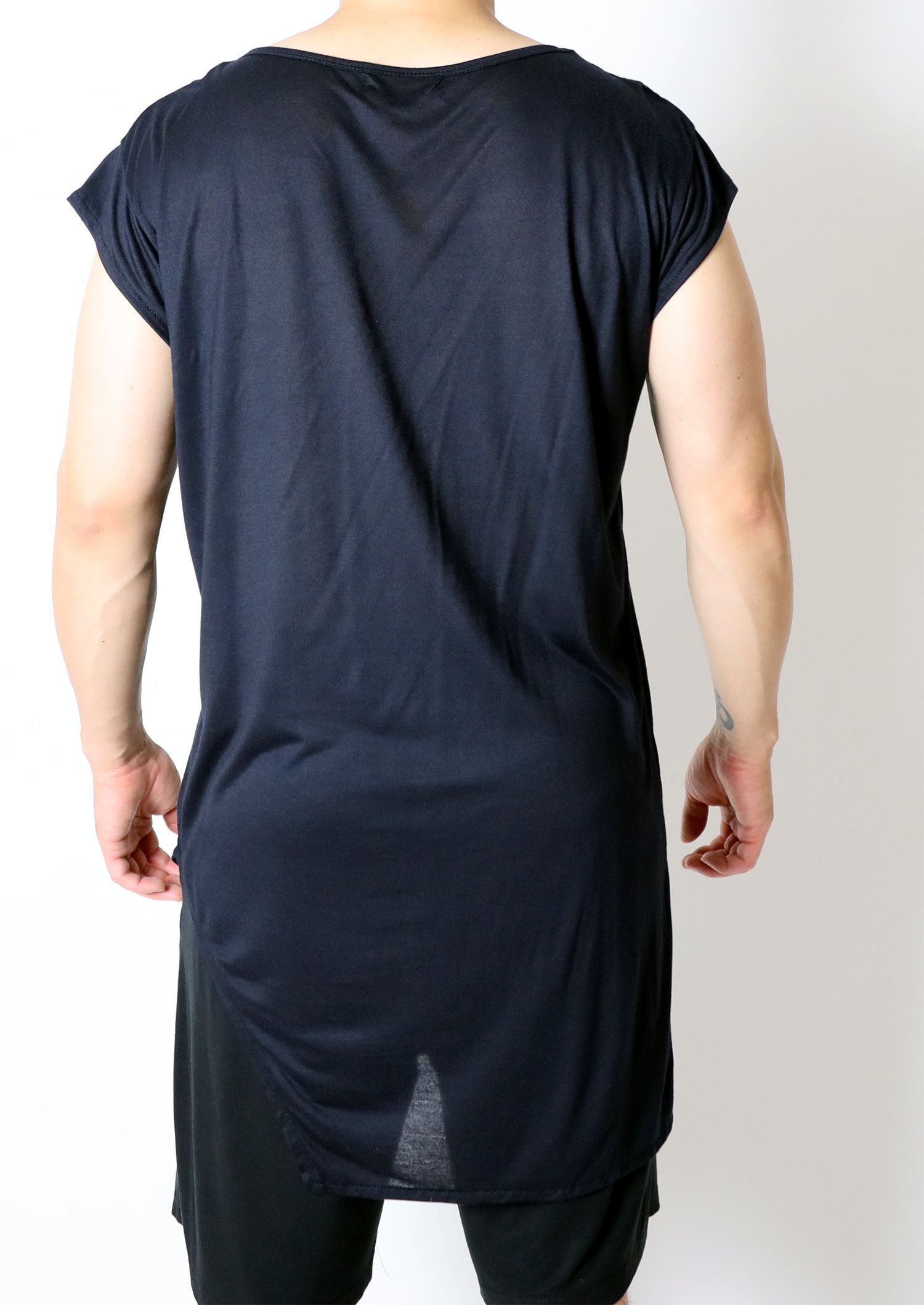 Other Deep Scooped Black T-Shirt Size US M / EU 48-50 / 2 - 2 Thumbnail