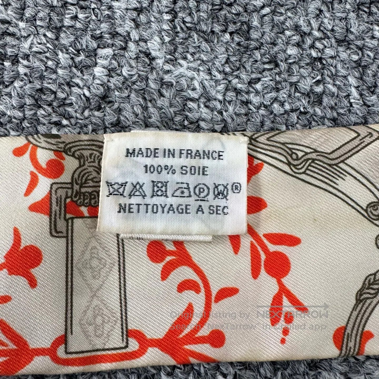 Hermes Hermes Silk scarf made from Twilly silk| Size ONE SIZE - 5 Thumbnail