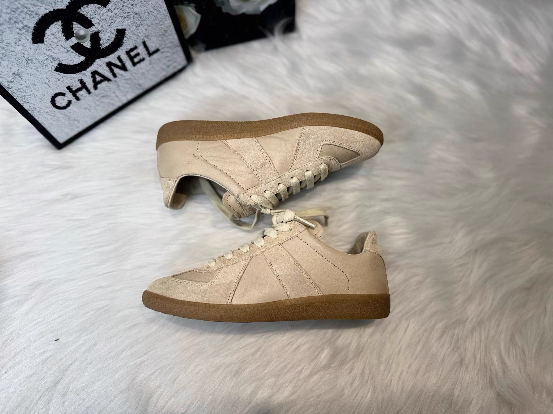Maison Margiela Maison Margiela Suede Replica Training Sneakers K36 Size US 6 / IT 36 - 7 Thumbnail