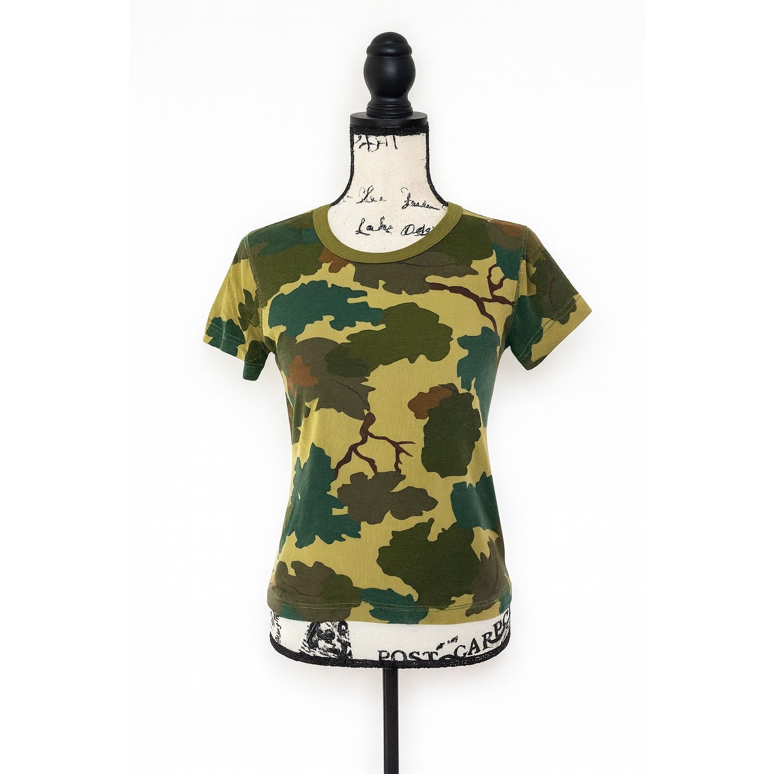 Other Three Dots Green Leaf Print T-Shirt Women’s Small Short Slee Size S / US 4 / IT 40 - 1 Thumbnail