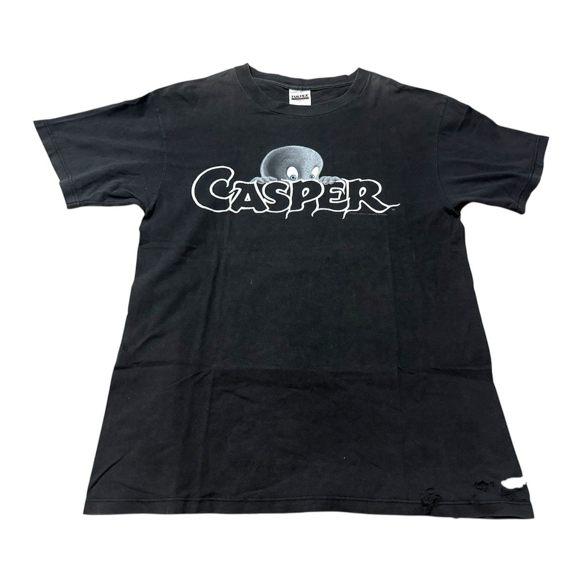Vintage Vintage 90s Casper T Shirt Thrashed Distressed Size US L / EU 52-54 / 3 - 1 Thumbnail