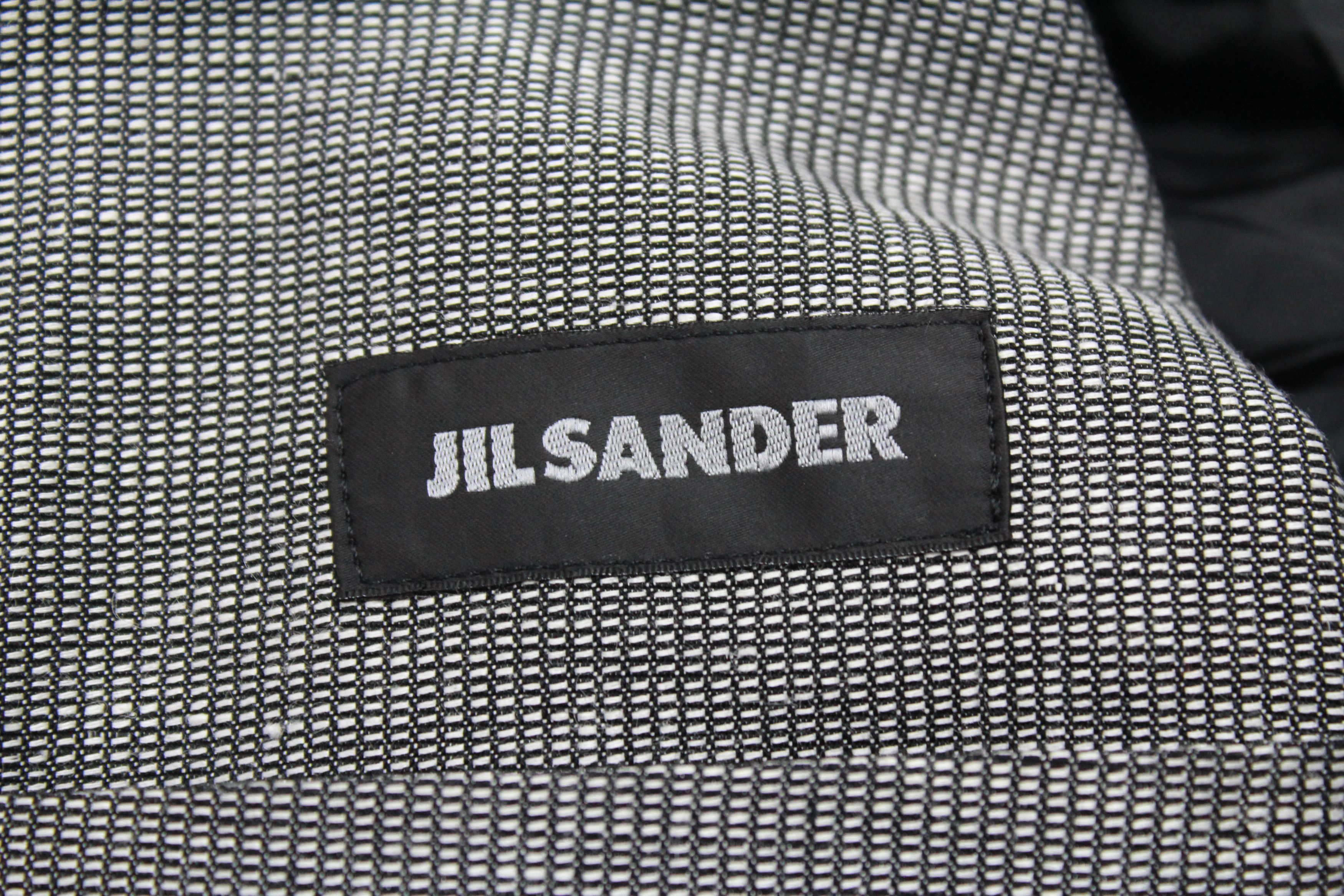 Jil Sander JIL SANDER Blazer Men's (EU) 48 Single Breasted Linen Blend Size 38R - 7 Thumbnail