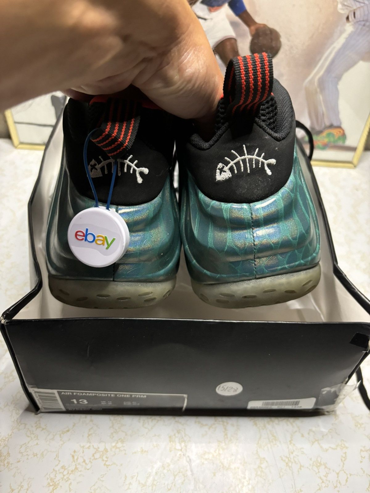 Jordan Brand Nike Foamposite ‘gone fishin’ Size US 13 / EU 46 - 7 Thumbnail