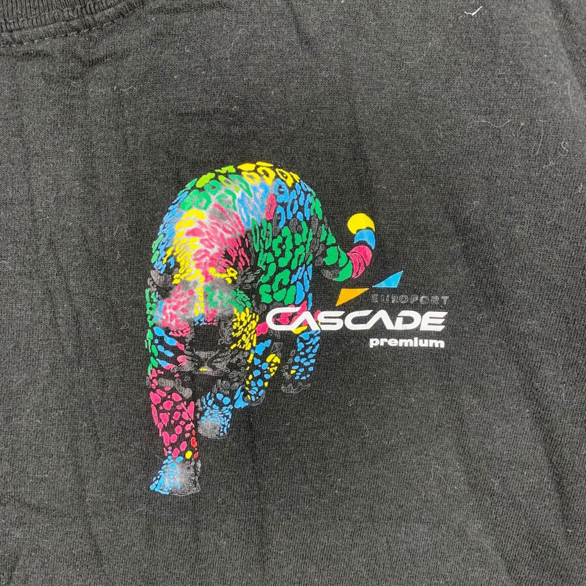 Japanese Brand EUROPORT CASCADE PREMIUM Japan Tiger Illustration Tee Shirt Size L / US 10 / IT 46 - 3 Thumbnail