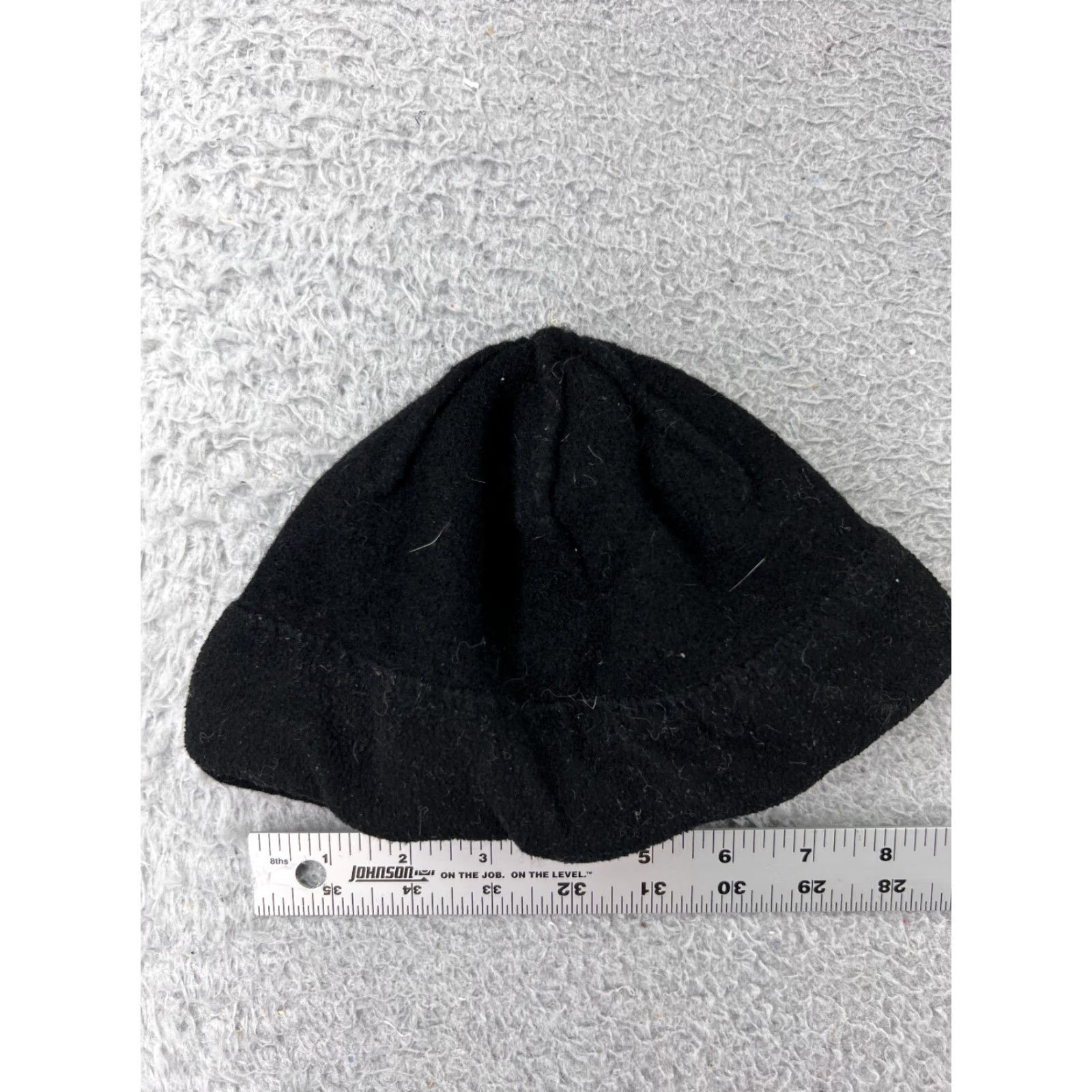 Vintage Salt Lake Olympics Beanie Adult XS Black Gray Knit Acrylic 100% Wool Toque Mens Size ONE SIZE - 4 Thumbnail