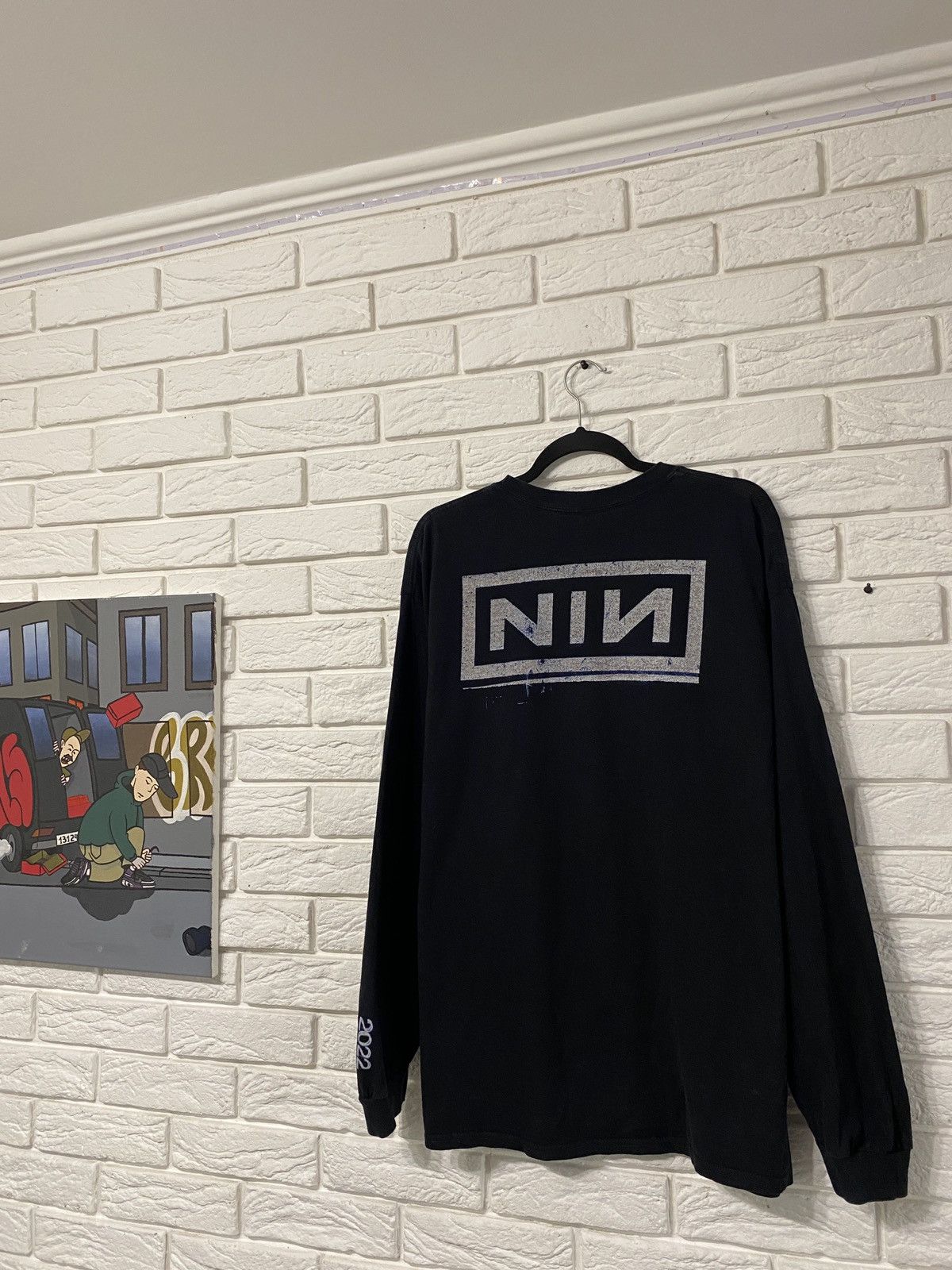 Band Tees Nine Inch Nails Long Sleeve Tee Size US XL / EU 56 / 4 - 2 Thumbnail