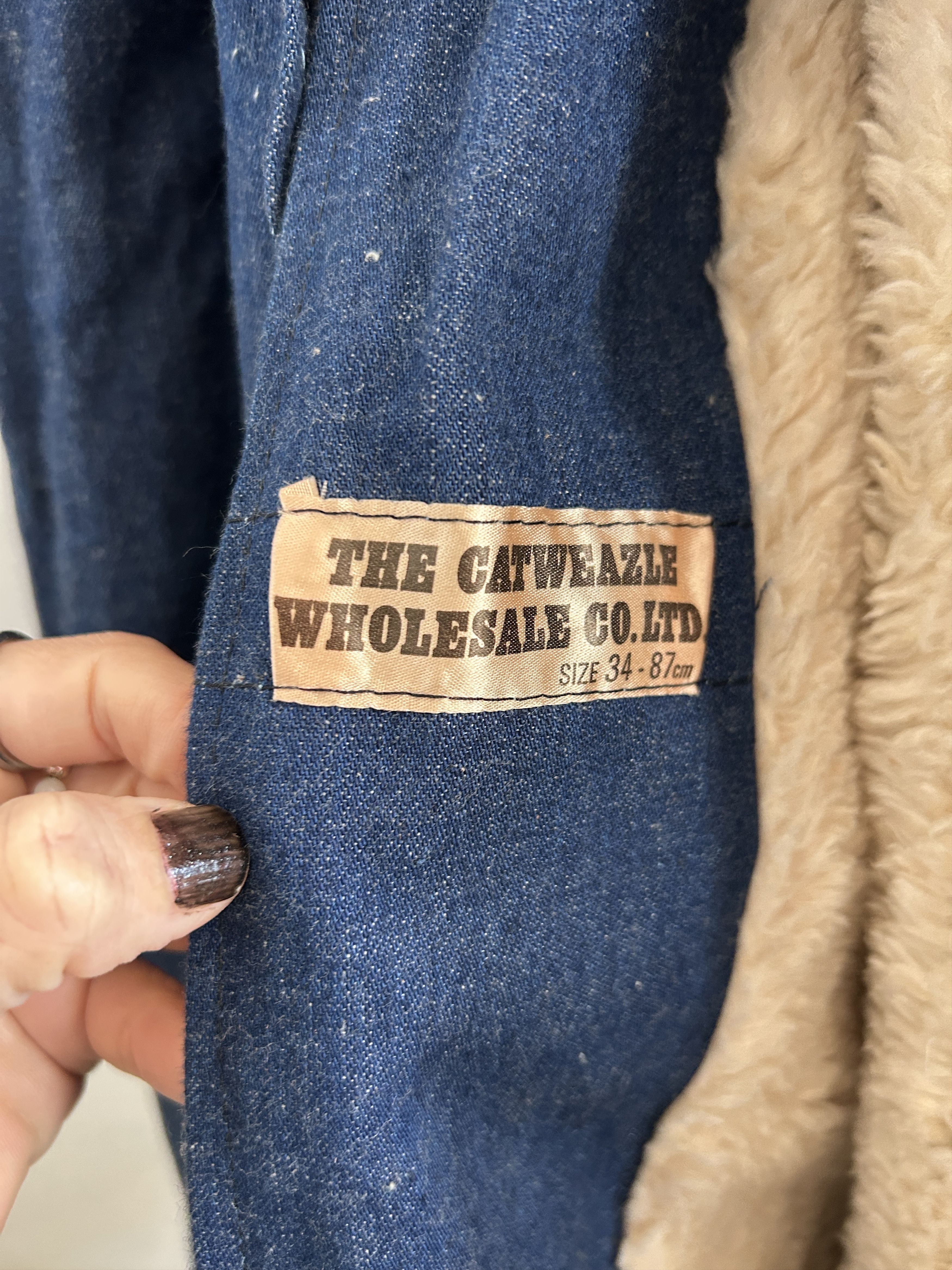 Vintage Vintage 70s Penny Lane Denim Coat Size S / US 4 / IT 40 - 12 Thumbnail