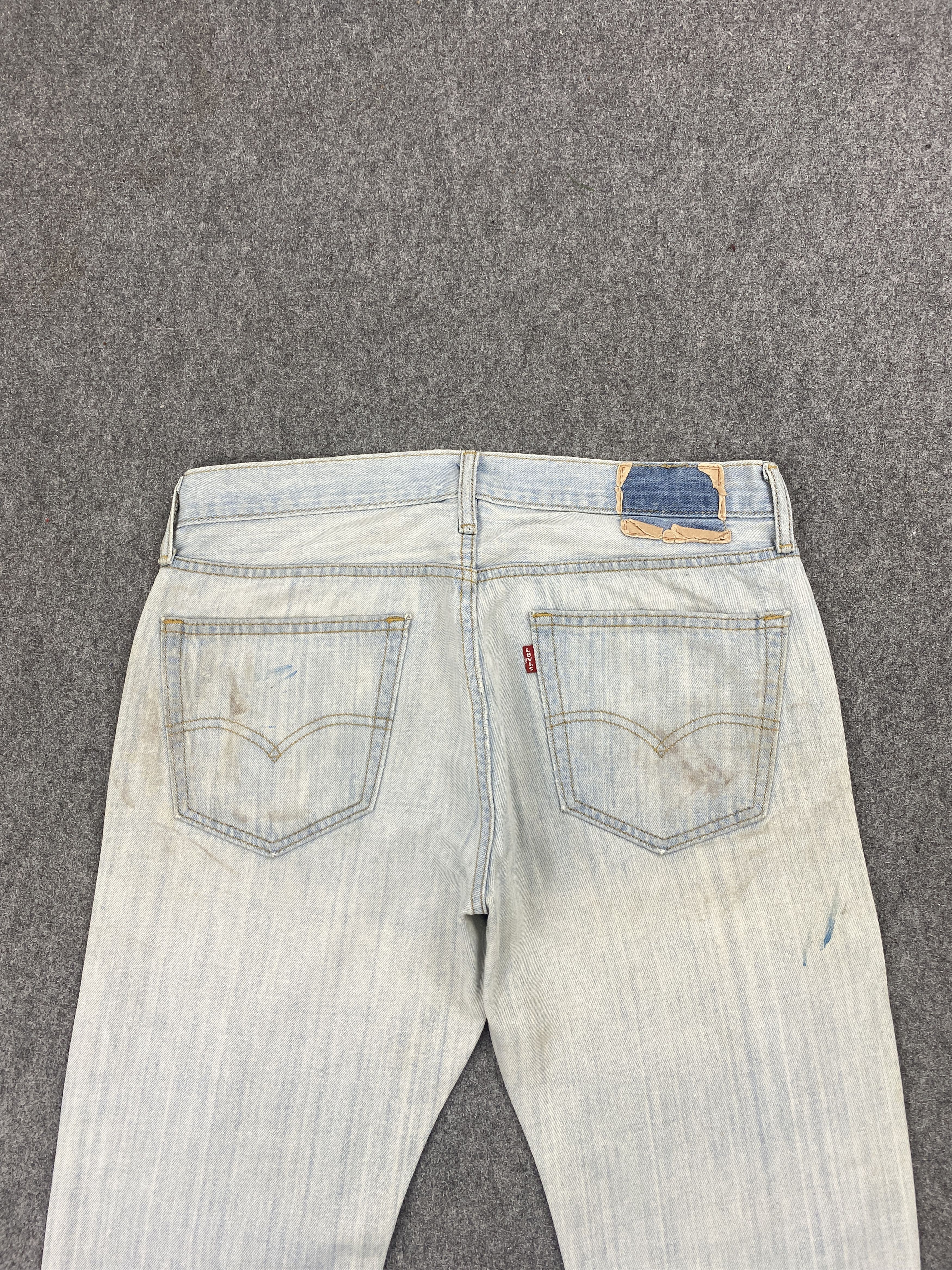 Levi's × Vintage Distressed Light Washed Vintage Levi's 527 Bootcut Jeans Size US 34 / EU 50 - 4 Thumbnail