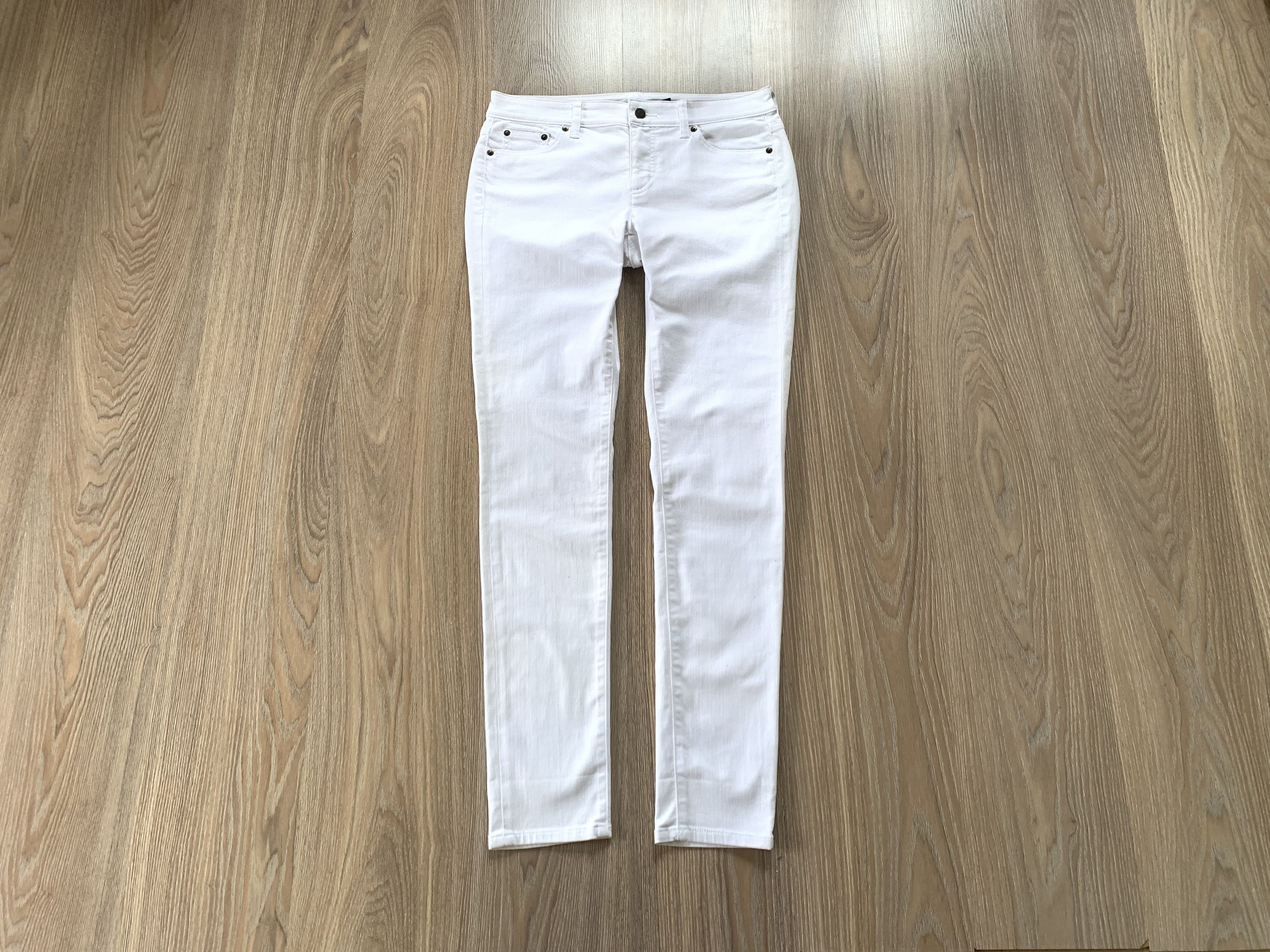 Lauren Ralph Lauren Lauren Ralph Lauren White Slim Jeans Size 31" - 1 Thumbnail