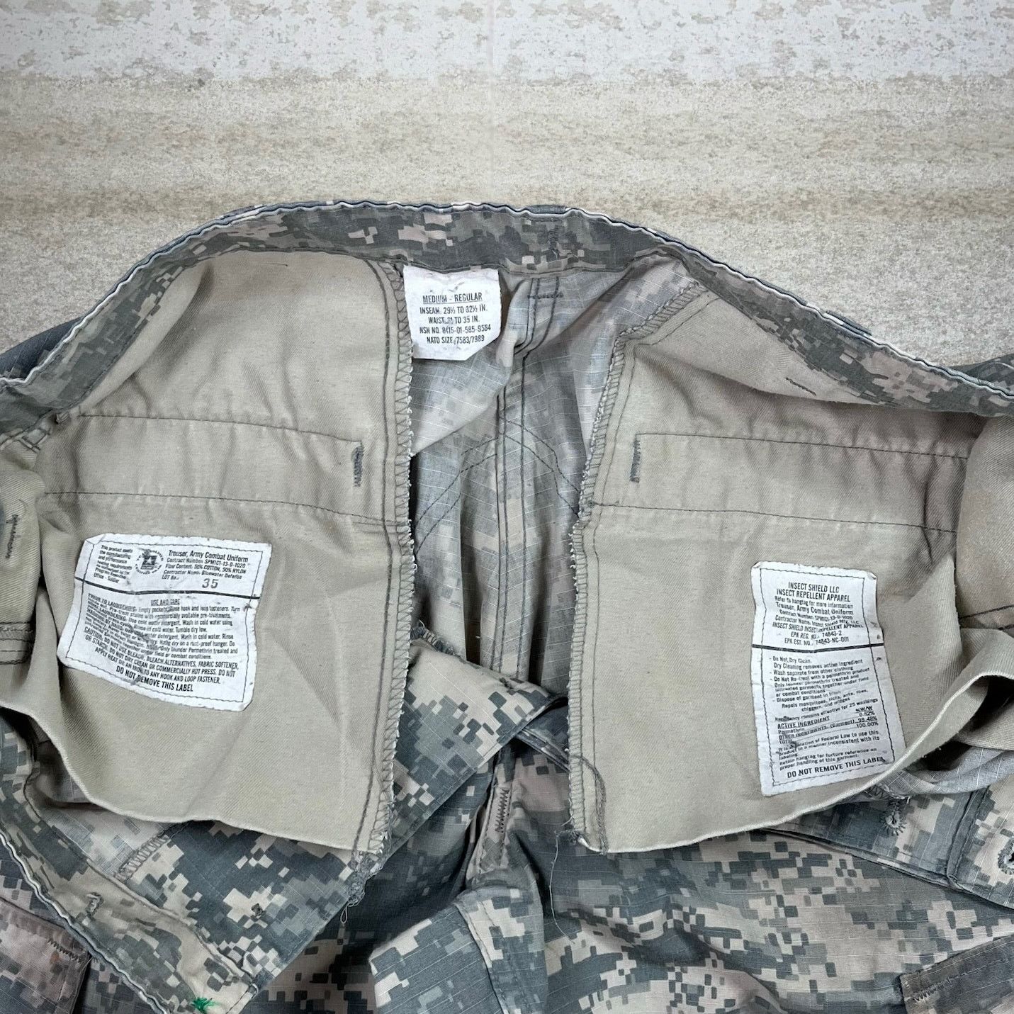 Vintage Vintage 90s Military Camo Tactical Pants 32x30 Baggy Fit Size US 32 / EU 48 - 5 Thumbnail
