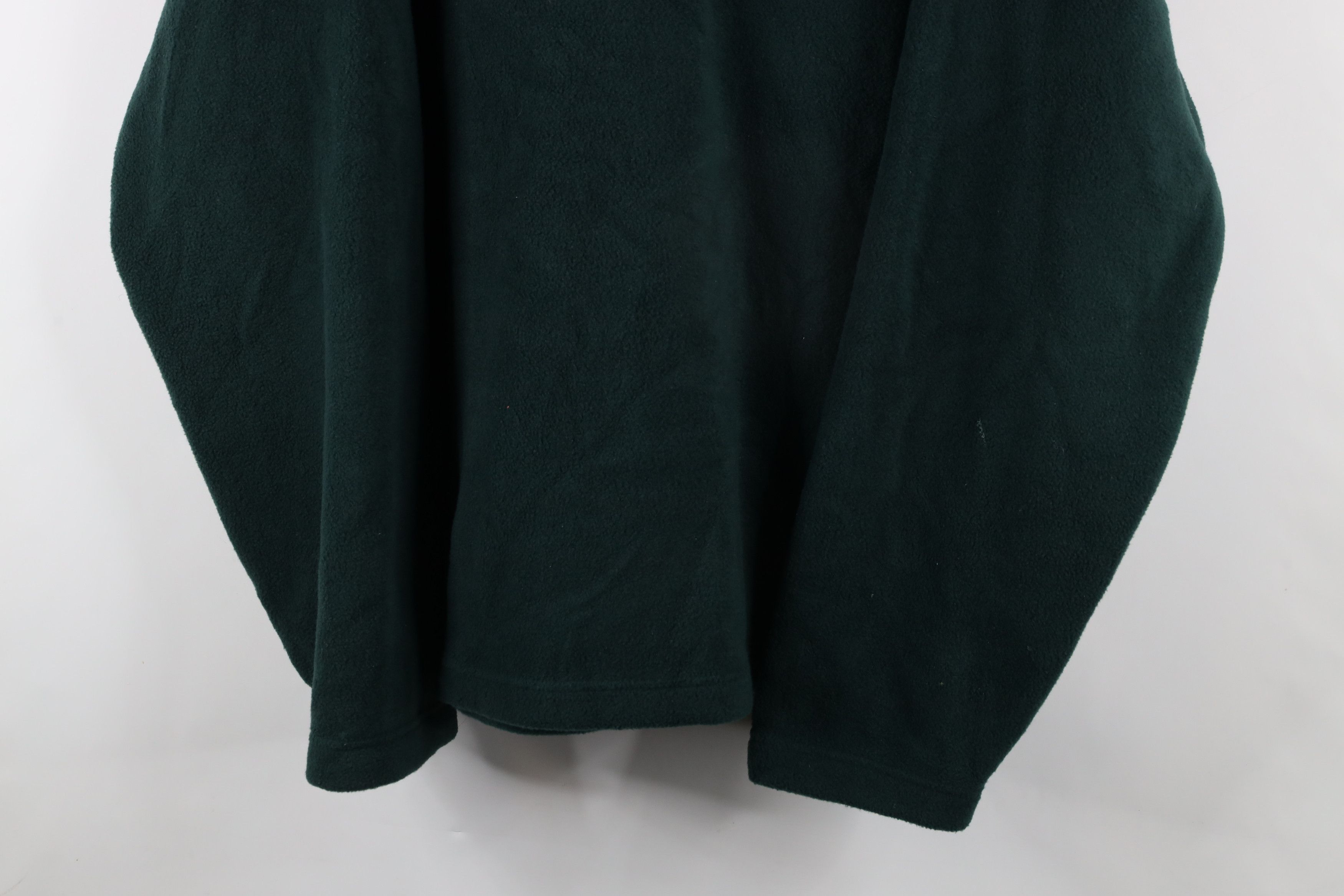 Gap × Vintage Vintage 90s Gap Blank Thick Fleece V-Neck Sweater Green Size US XXL / EU 58 / 5 - 3 Thumbnail
