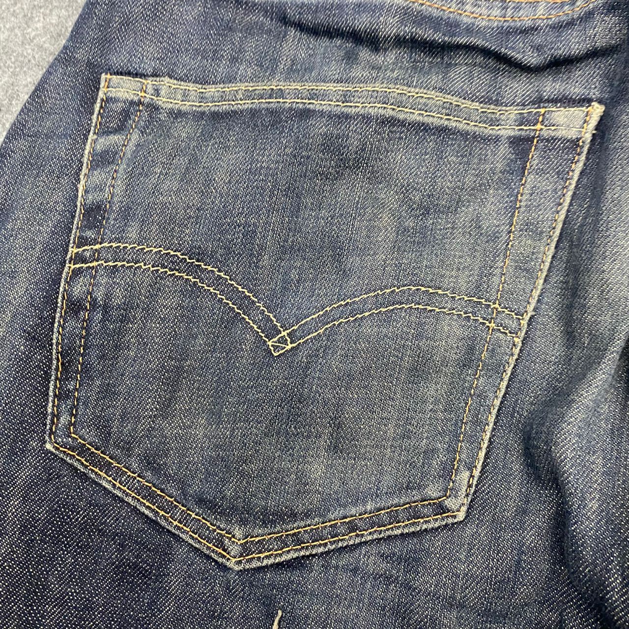 Japanese Brand Vintage Levis 505 Selvegde Redline Distressed Denim Size US 34 / EU 50 - 18 Thumbnail