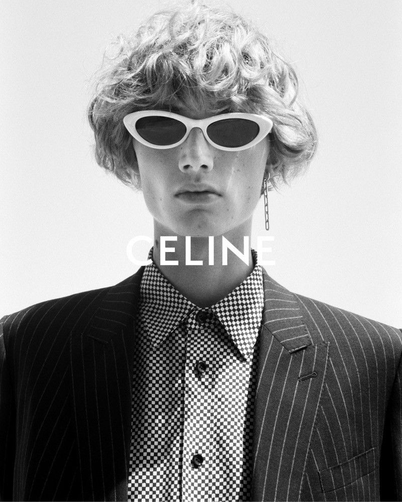Celine CELINE BY HEDI SLIMANE 21SS RUNWAY BLAZER AND PANTS SUITS Size 44R - 6 Thumbnail
