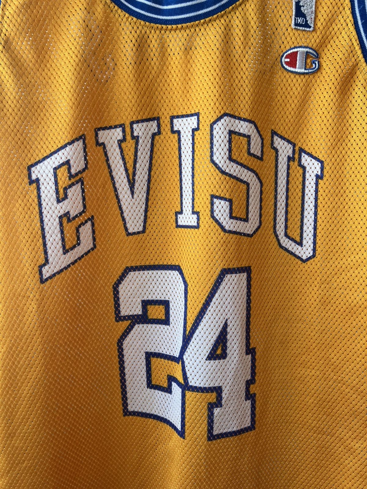 Evisu RARE VINTAGE EVISU X CHAMPION GENES NBA BASKETBALL JERSEY Size US L / EU 52-54 / 3 - 4 Thumbnail