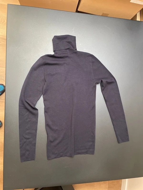 Joseph Joseph Roll Nk Ls Silk Stretch Navy Golf Turtleneck size M Size M / US 6-8 / IT 42-44 - 3 Thumbnail