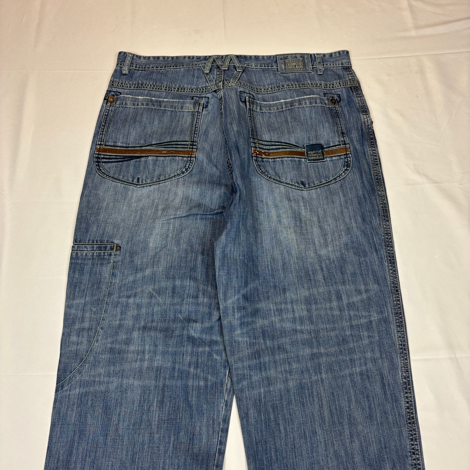 Marithe + Francois Girbaud Marithe Francois Girbaud MFG Baggy Jeans Wide Leg Men's Size US 42 / EU 58 - 4 Thumbnail