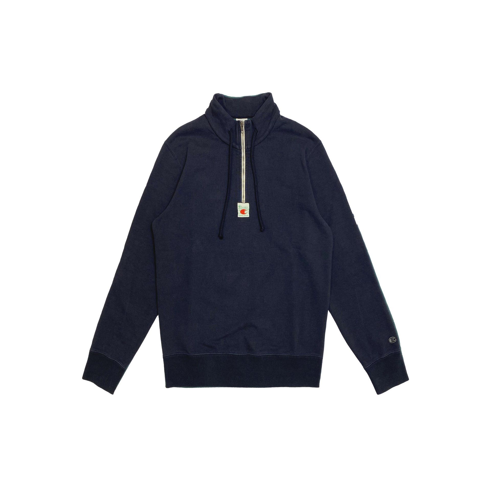 Champion × Craig Green 🇺🇸Cut & Sew 90s Half Zip Sweats🇮🇹 Size US L / EU 52-54 / 3 - 2 Thumbnail
