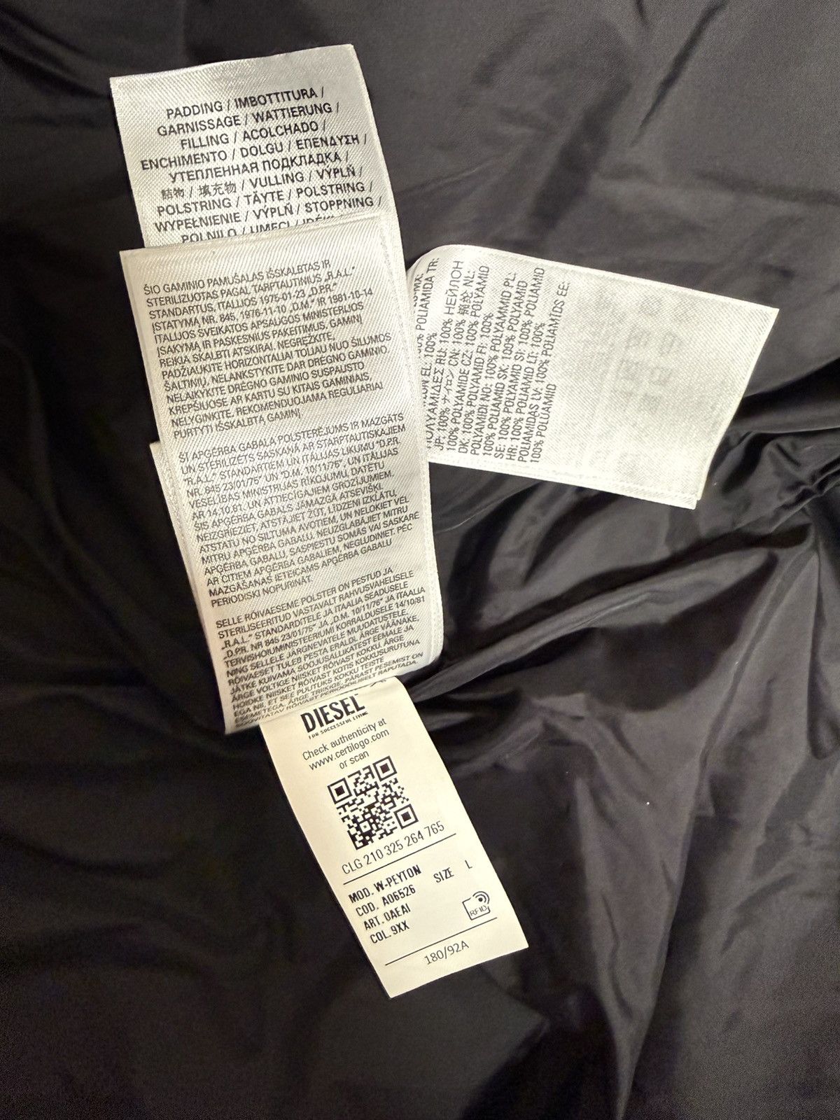 Diesel Diesel Down Coat Size L / US 10 / IT 46 - 4 Thumbnail