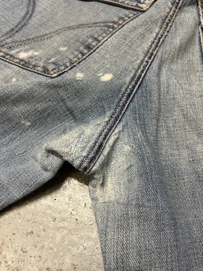 Dolce & Gabbana × Vintage SS2006 Dolce Gabbana Blue Distressed Denim Jeans Size US 32 / EU 48 - 8 Thumbnail