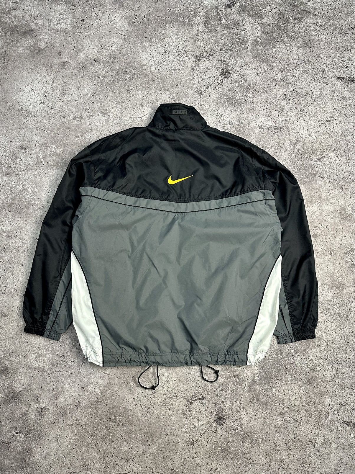 Nike × Vintage VINTAGE NIKE Y2K NYLON JACKET WINDBREAKER 90s DRILL Size US L / EU 52-54 / 3 - 8 Thumbnail
