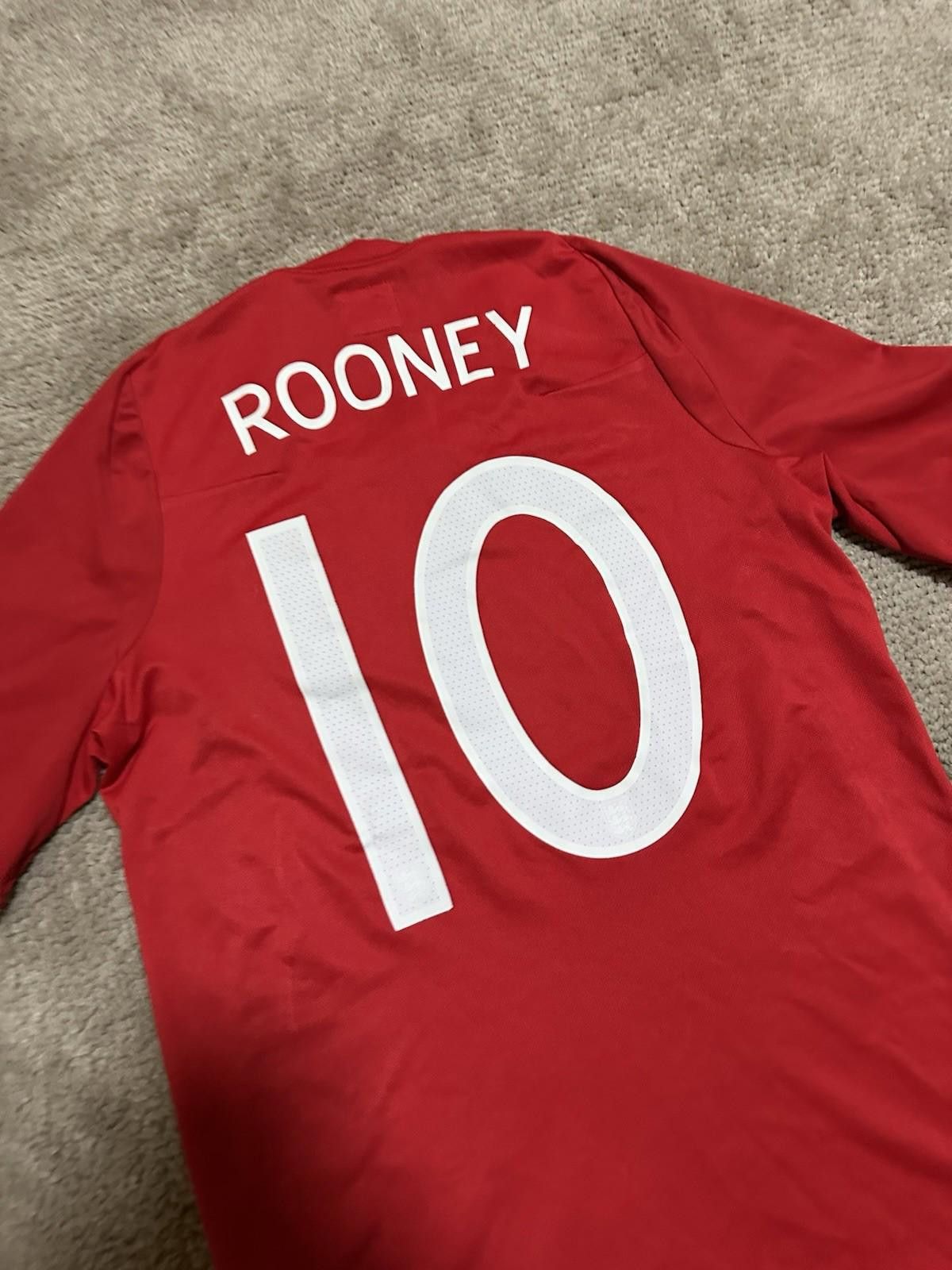 Umbro Rooney #10 England 2010-2012 Football Jersey Away Shirt 36 Size ONE SIZE - 7 Thumbnail