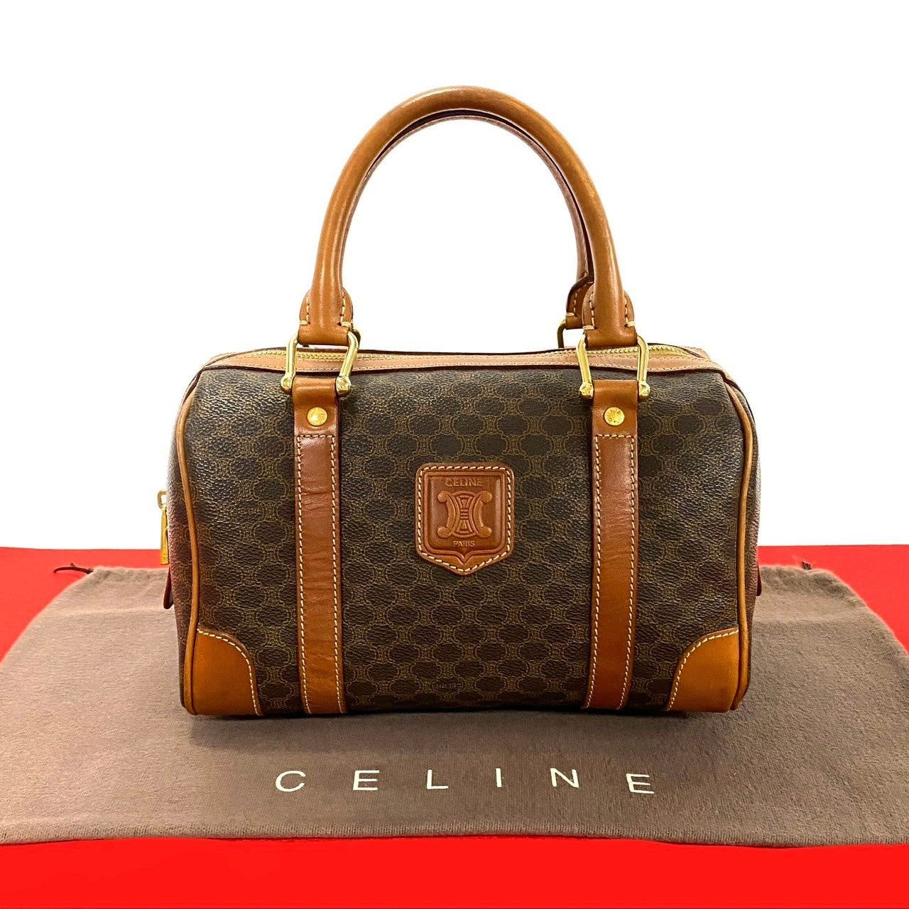 Celine Celine Handbag Brown Leather Size ONE SIZE - 1 Thumbnail