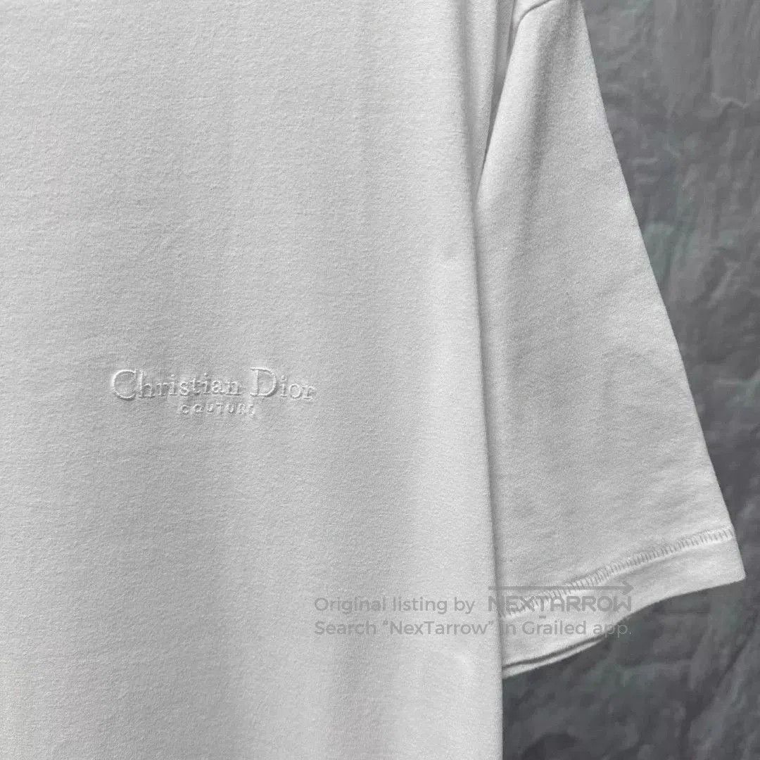 Dior dior embroidered logo short sleeve t-shirt. Size US XL / EU 56 / 4 - 3 Thumbnail